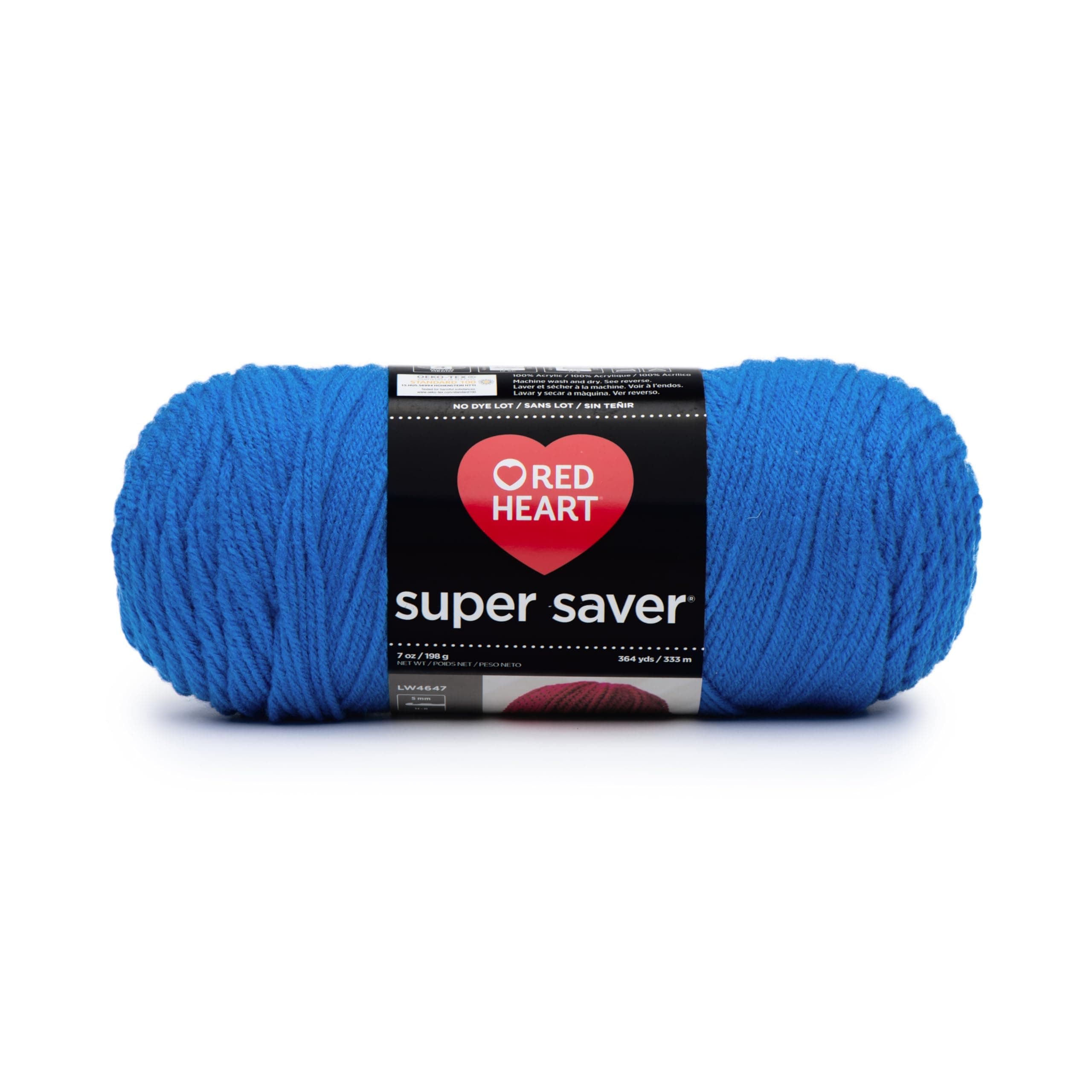 RED Heart E300.0886 Super Saver Yarn, Blue