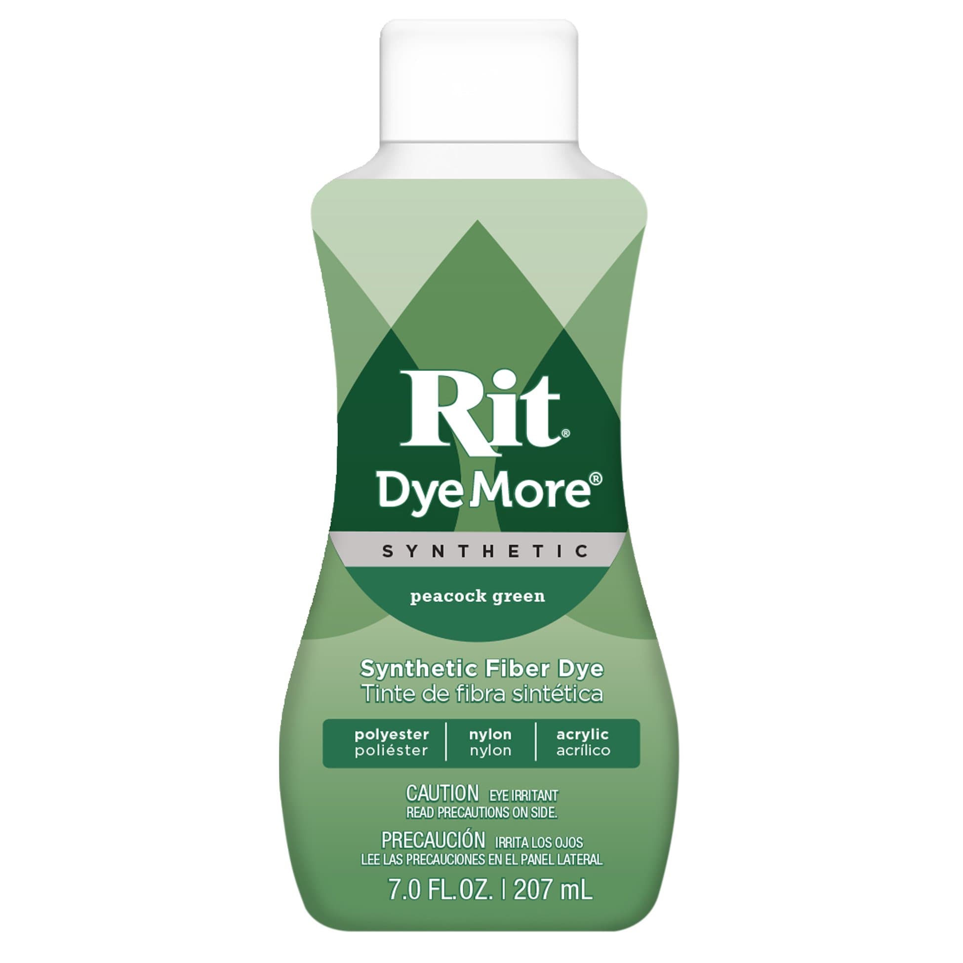 Rit DyeMore Liquid Dye, Peacock Green 7 Fl Oz (Pack of 1)