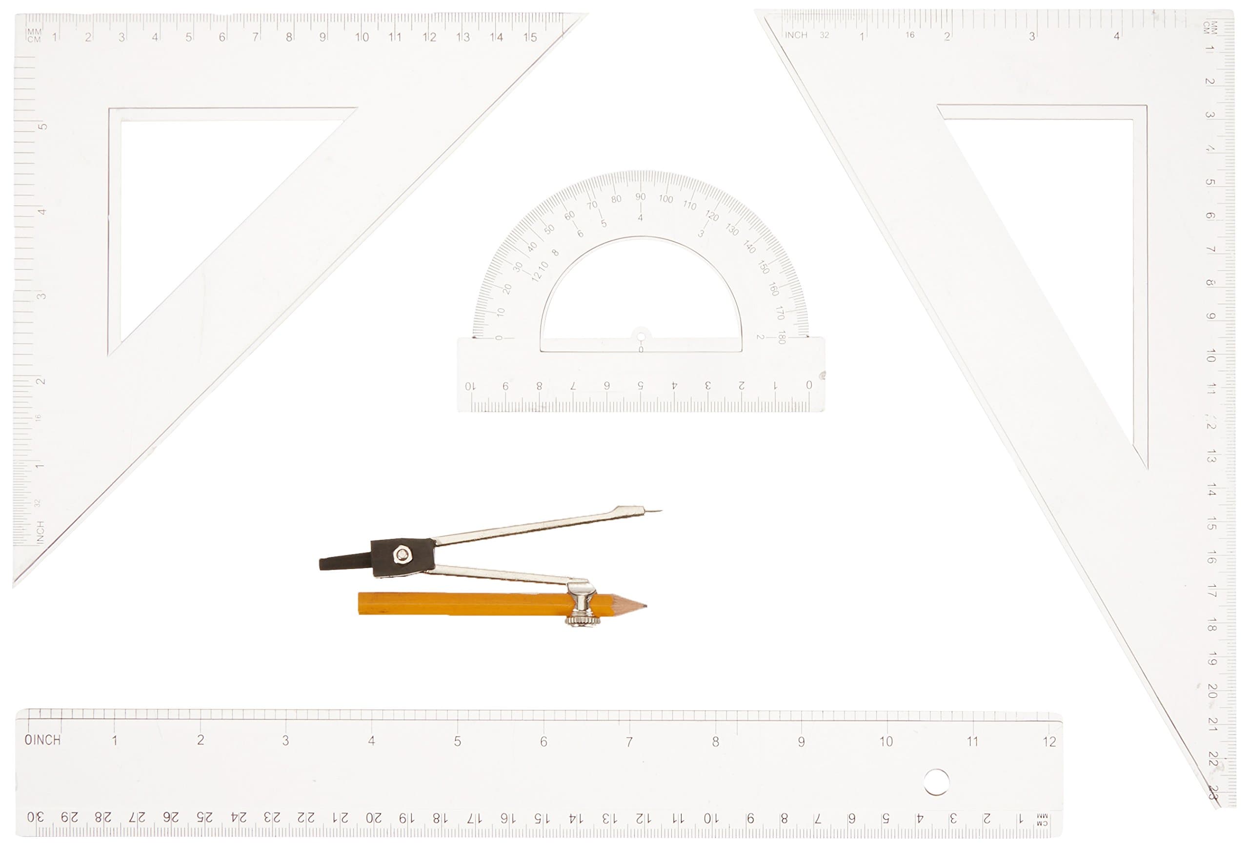 ARTISTS BEST Geometric Drawing Tools 5-piece Set: CR-90457