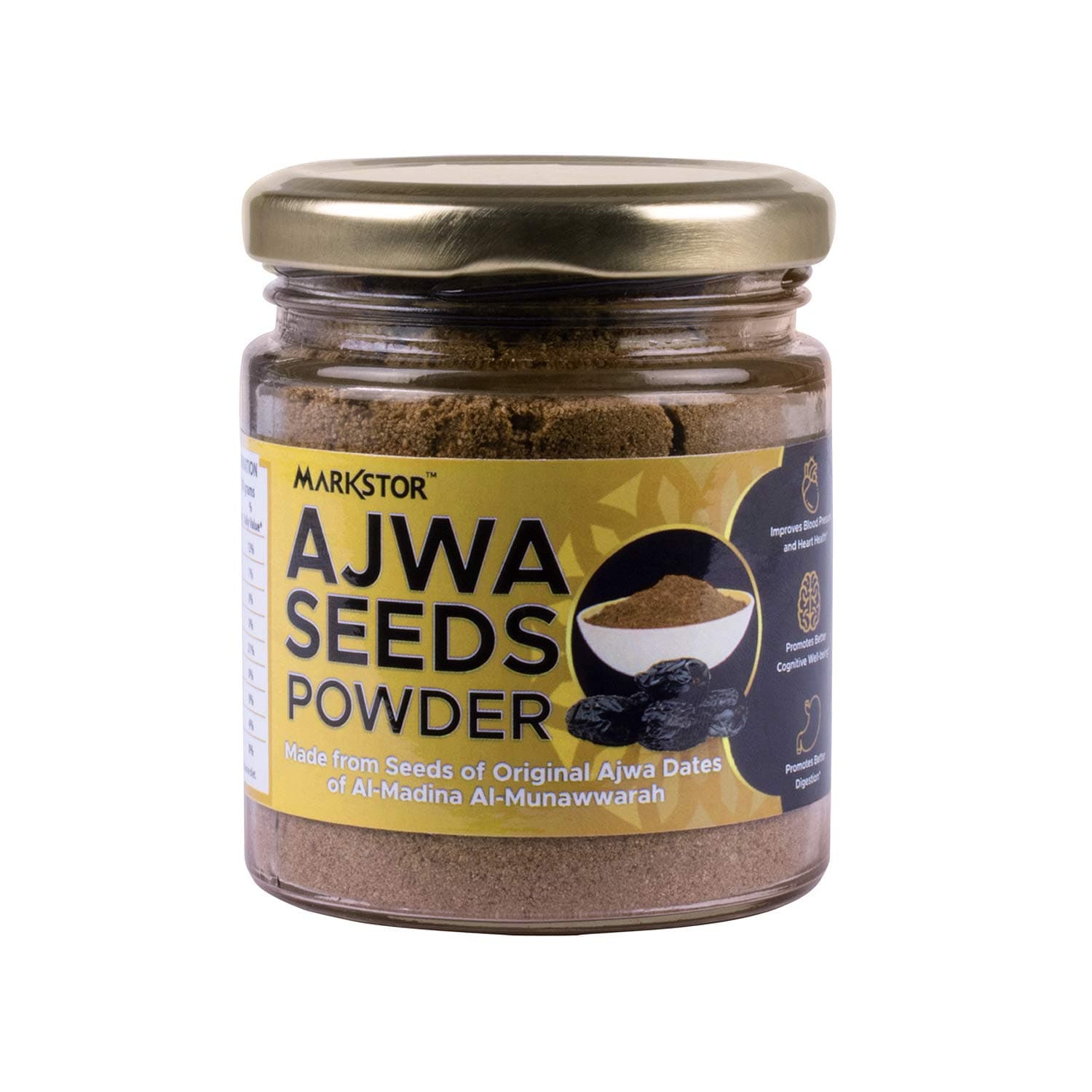 Markstor Ajwa Dates Seeds Powder - 100g