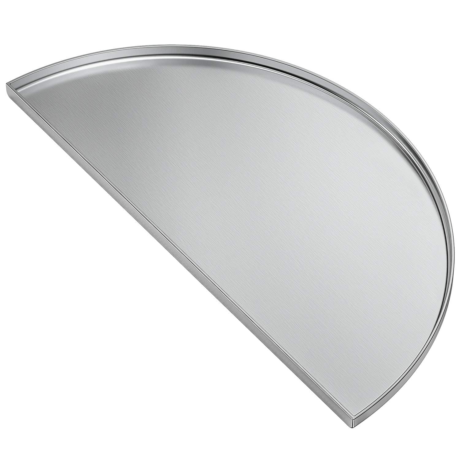 Skyflame Stainless Steel Round Griddle with Even Heating Cross Bracing for Charcoal/Gas Grills, Camping and Tailgating for Round Grills More Than 18" Diameter