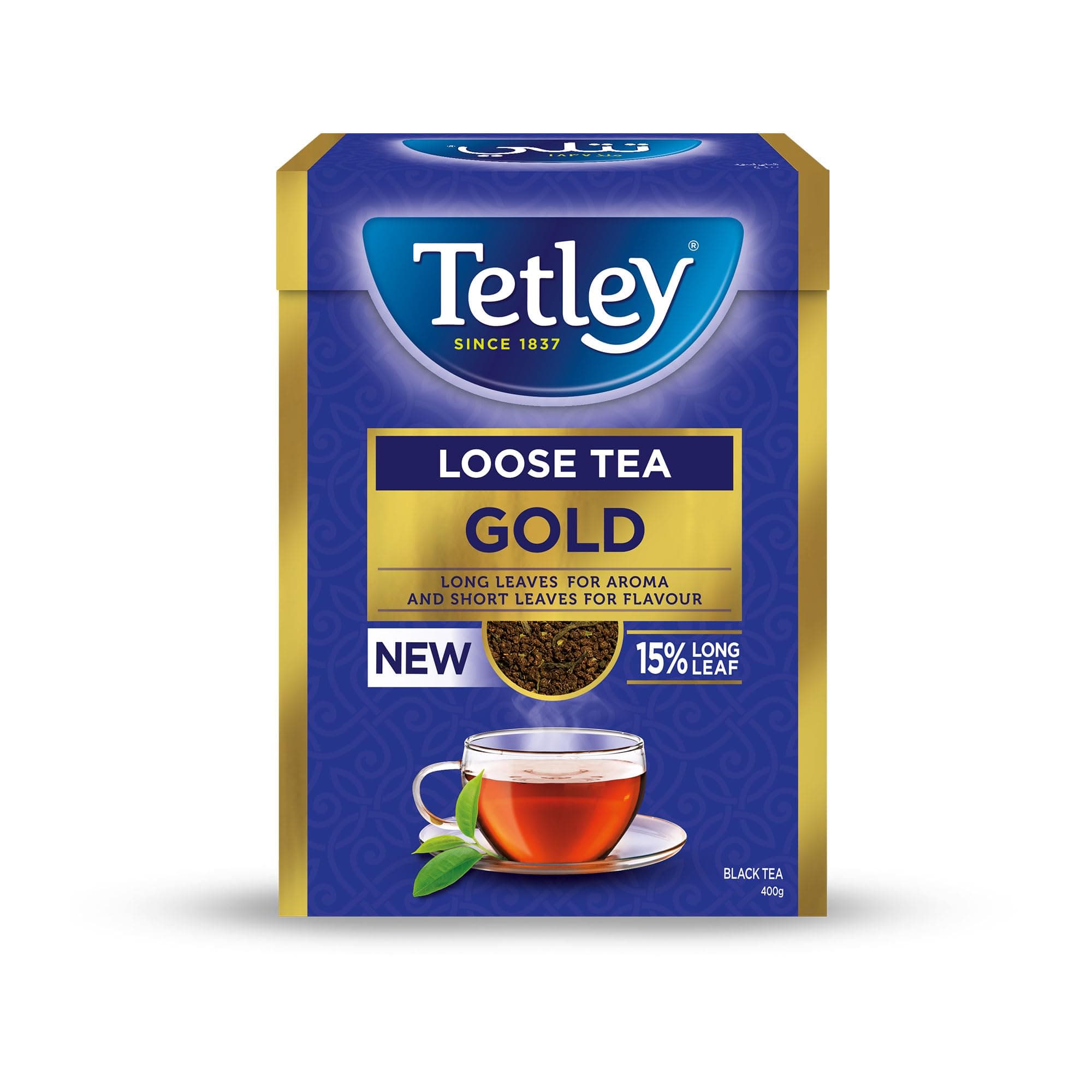 Gold, Loose Black Tea, 15% Long Leaf, 400g, Packet