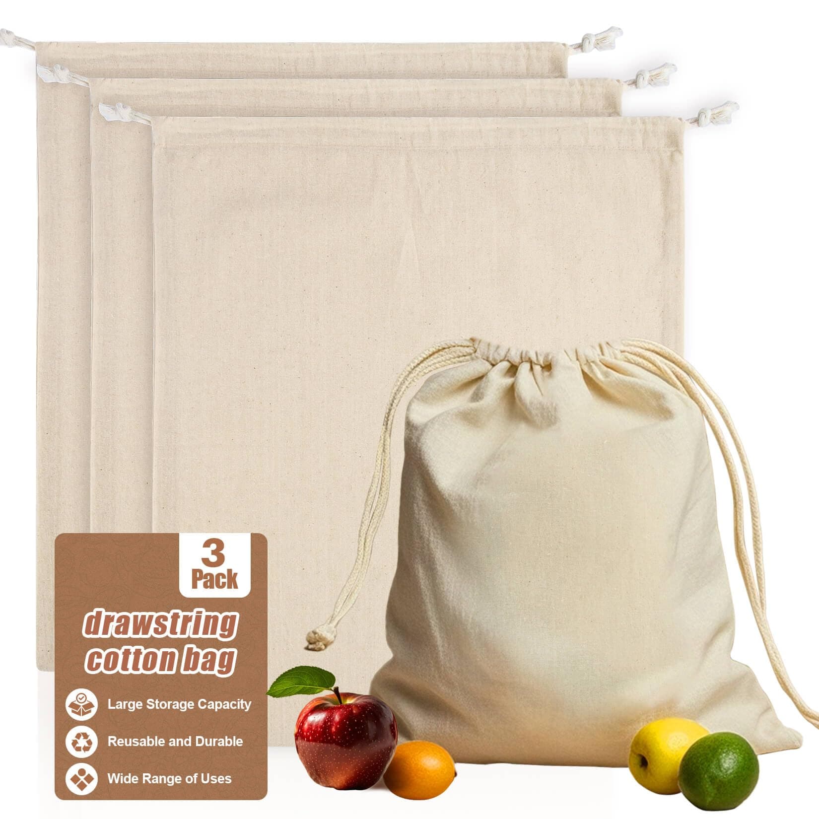 RAINFLOW Cotton Storage Bags