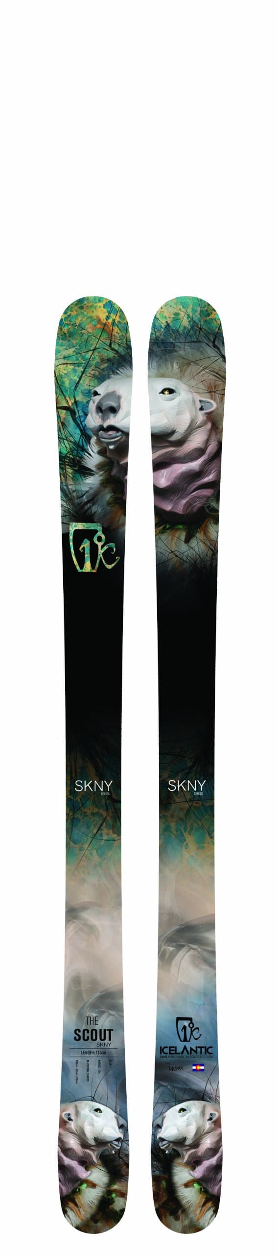 Scout SKNY 2015 Alpine Skis, 143 cm