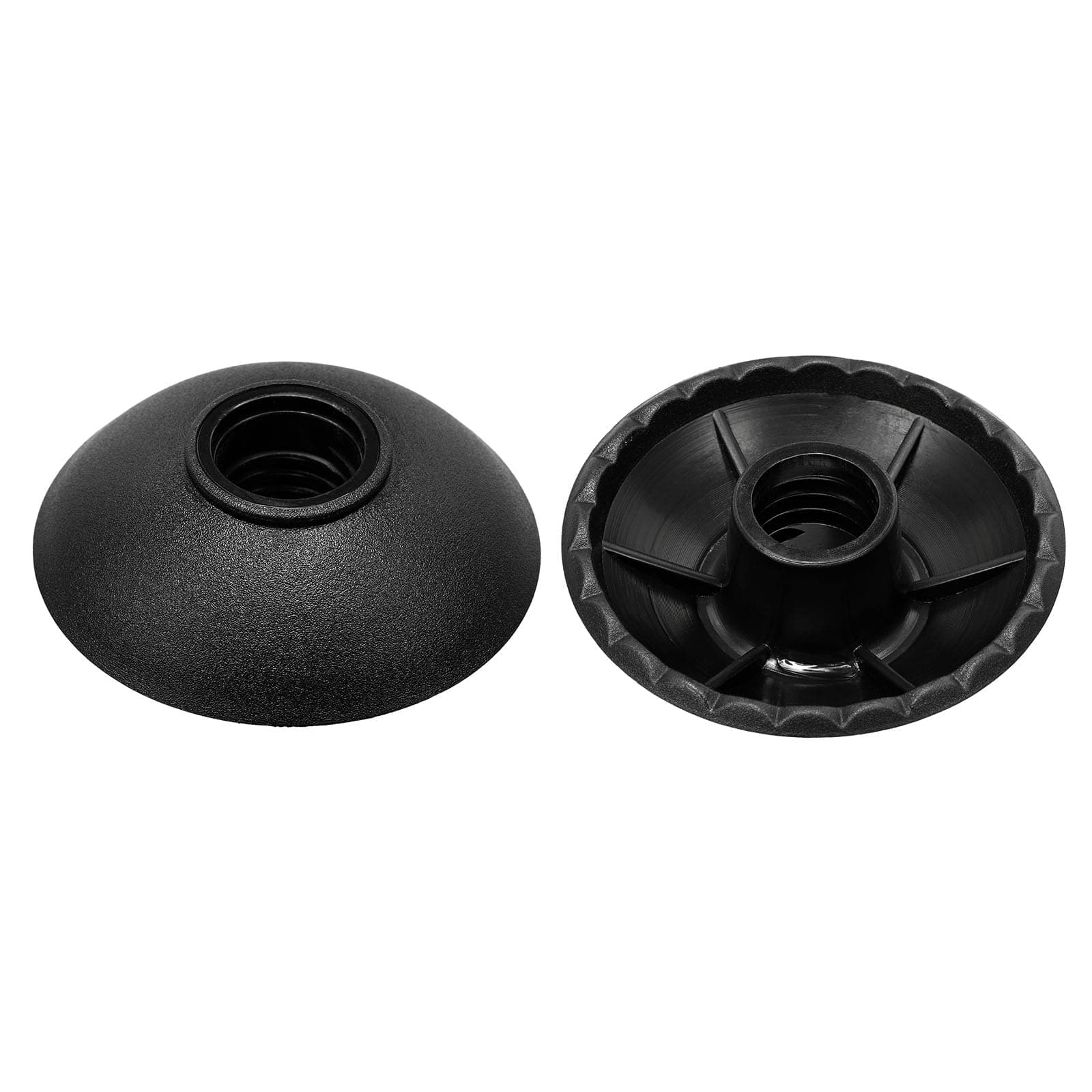 2 Pack Trekking Poles Mud Baskets - Round Hiking Walking Stick Replacement Accessory for Trekking Poles Hiking Camping (13mm, Black)