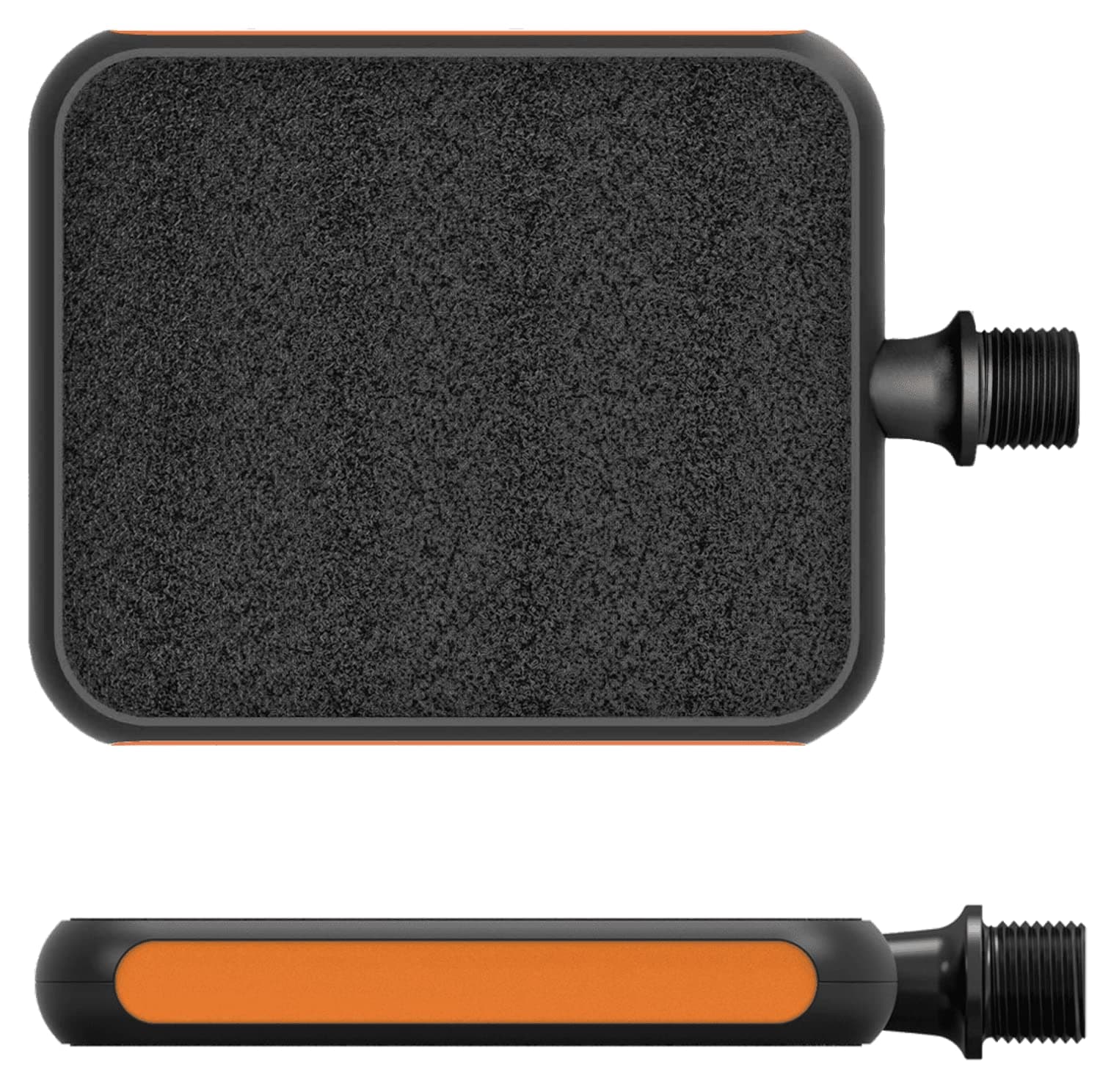 MOTO Urban Flat Pedals “Reflex“ White - The Ultimate Platform Bicycle Pedals for City & Trekking, Gravel Bike, BMX MTB Pedals, 9/16 inch thread