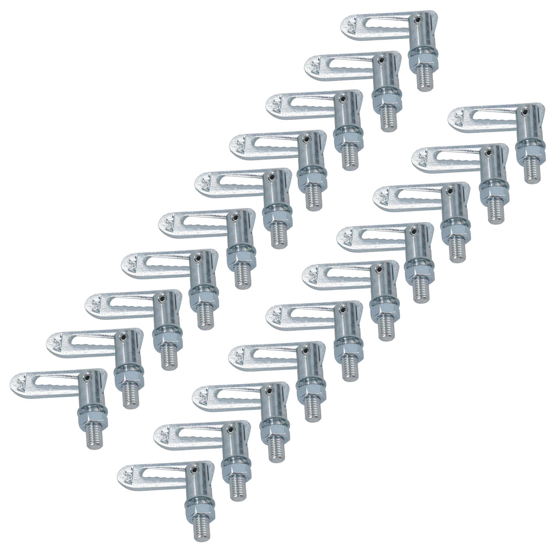 AB Tools Antiluce Drop Catch Anti-Luce Fasteners M8 x 20mm Tail Gate Trailers Gates 20pc