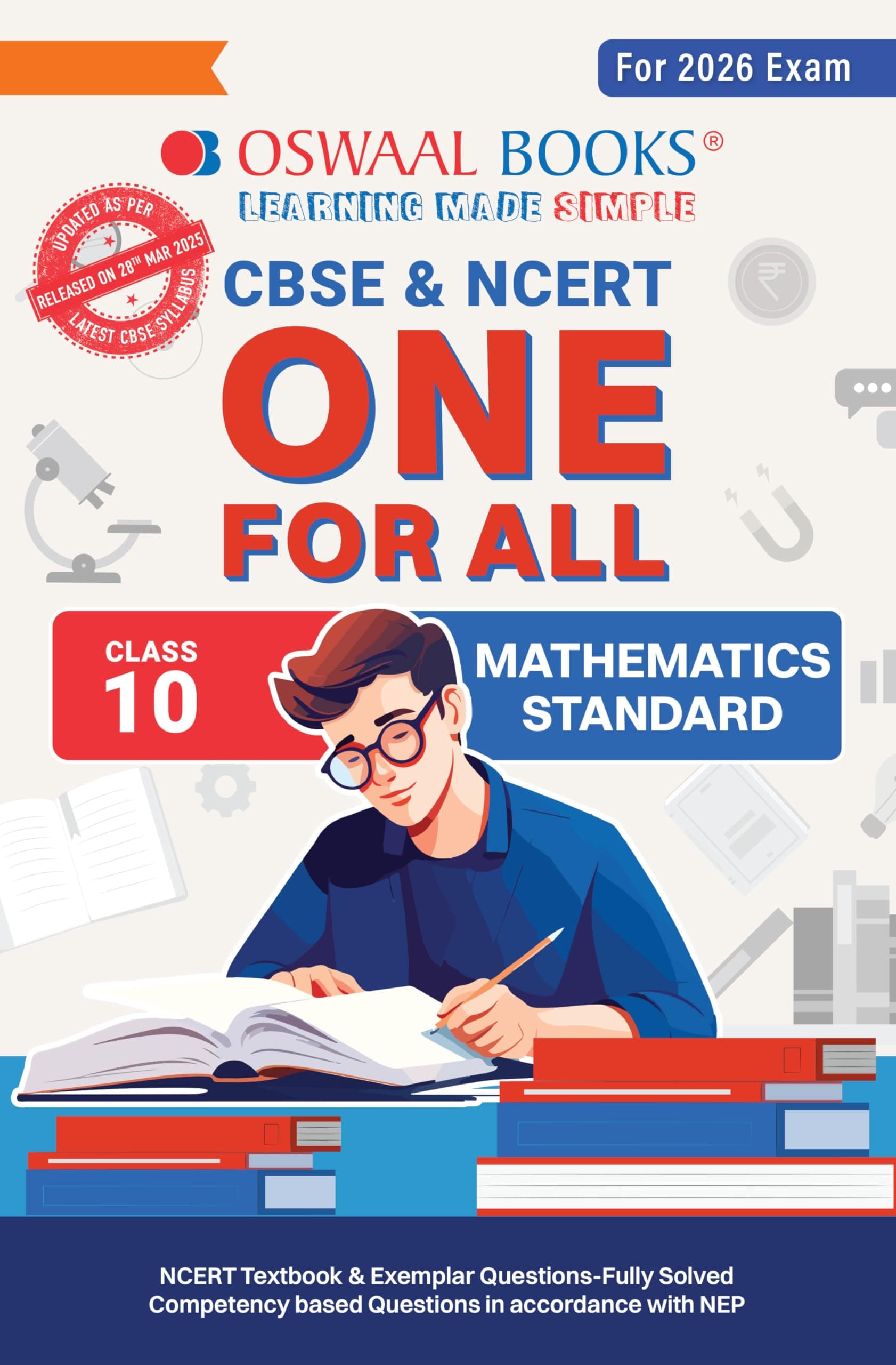Oswaal CBSE & NCERT One for All Class 10 Mathematics Standard (For 2026 Exam)