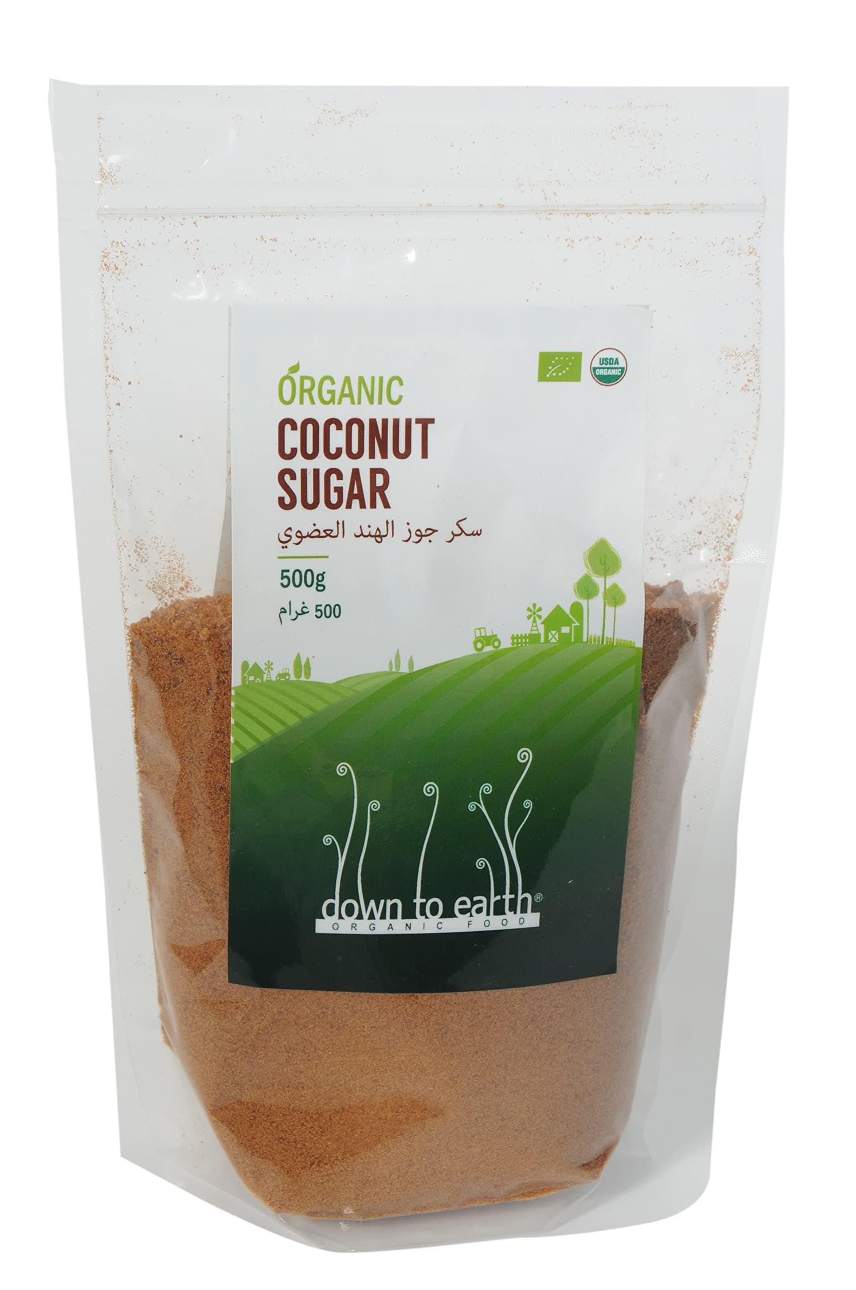 Down To Earth Organic Coconut Sugar, 500 gm