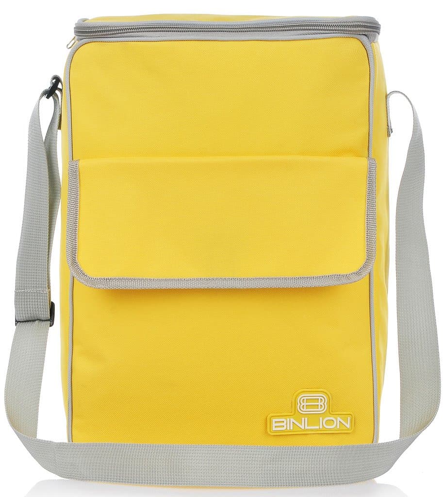 Binlion Lunch Cooler Tote Bag-Yellow