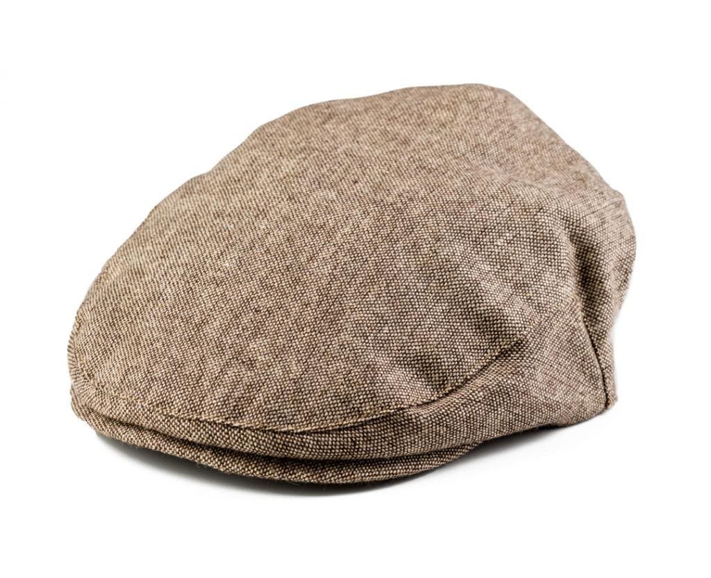 Born to Love - Baby Boy's Hat Tan and Brown Driver Cap