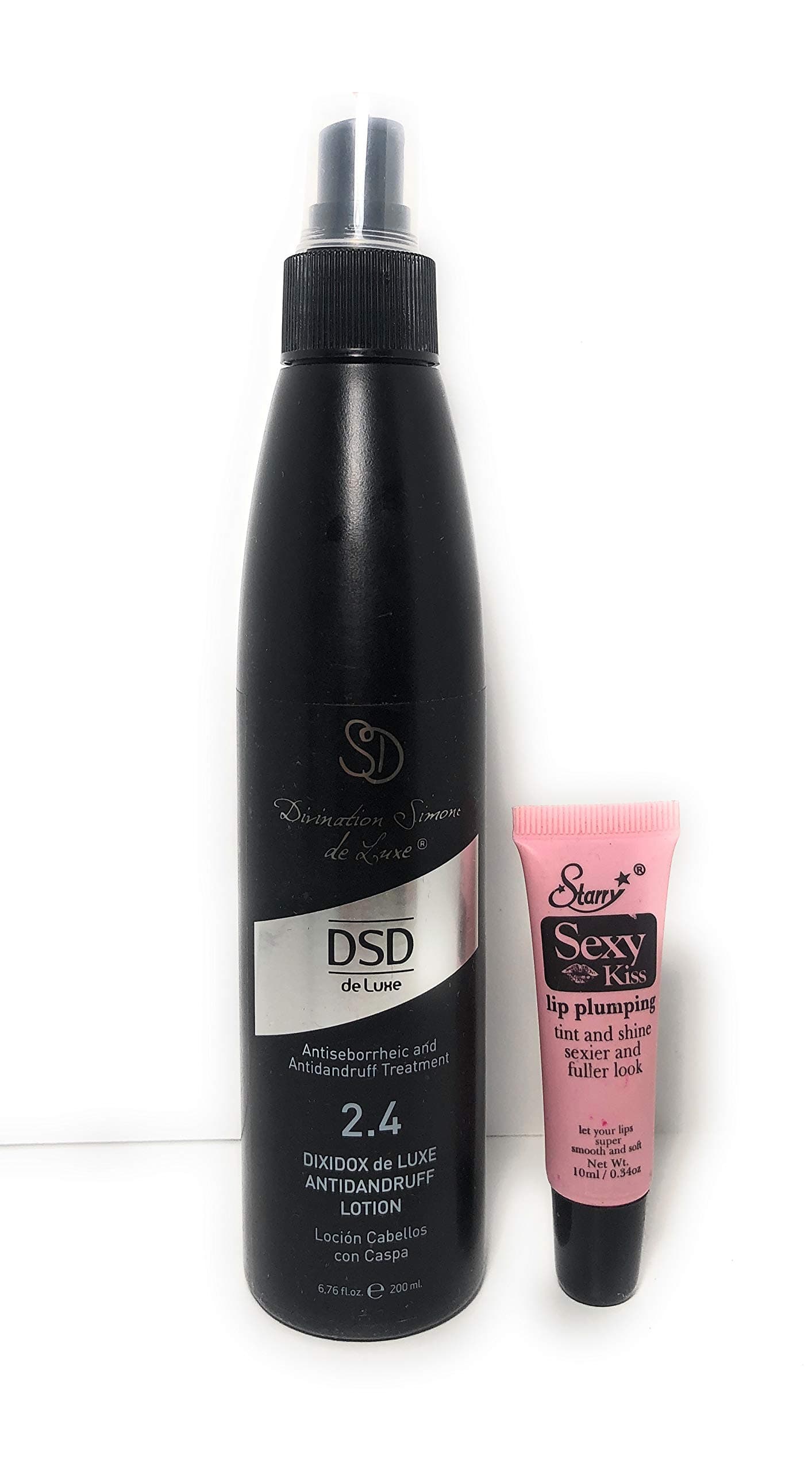 DSD Simone De Luxe 2.4 Anti-dandruff Lotion 6.76oz- Free Starry Lip Plumong Gloss 10ml