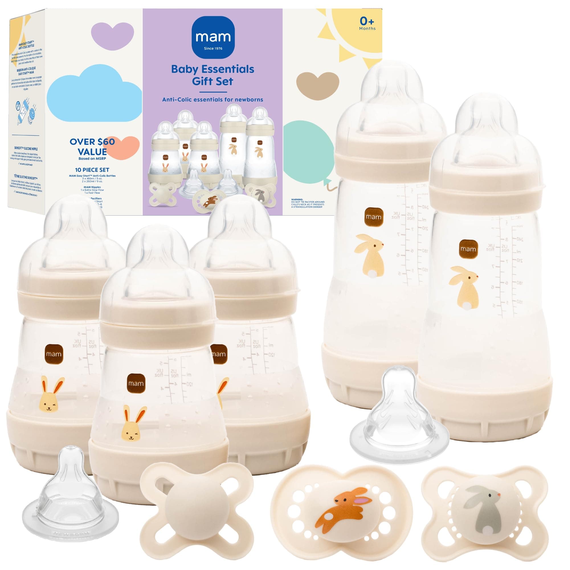 Matte Essentials Gift Set, 10-Piece, Newborn, Unisex,1 Count (Pack of 1)