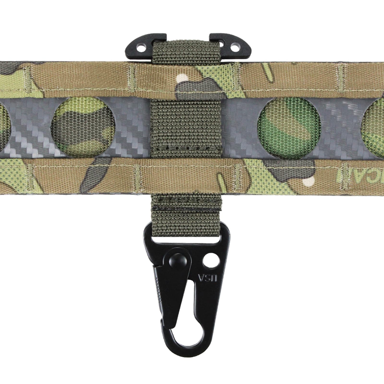 Tactical MOLLE Clip T-Mount Clash Hook, Gloves Clip for Duty Belt, Hanging Carabiner Metal MOLLE Key Holder
