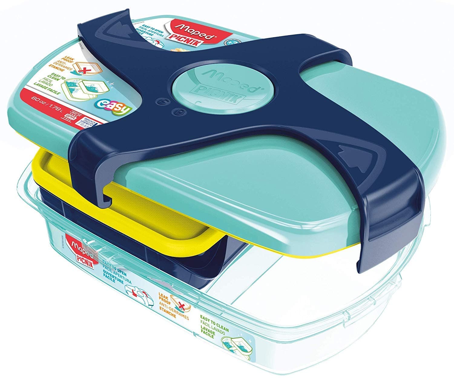 Maped Picnik Concept Leakproof Lunch Box, One Size, Blue