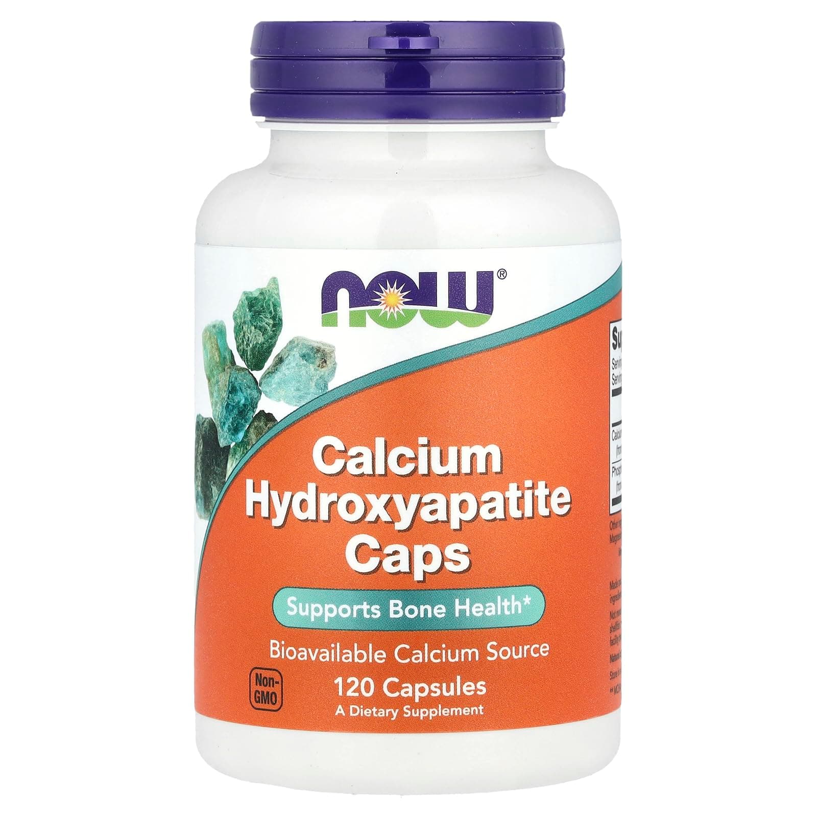 NOW FOODS SPO Calcium Hydroxyapatite, 120 Count