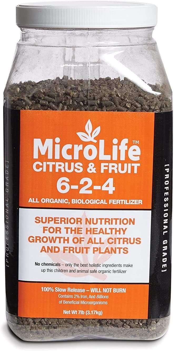Citrus & Fruit (6-2-4) Professional Grade Granular Organic Biological Fertilizer, 7 LBS