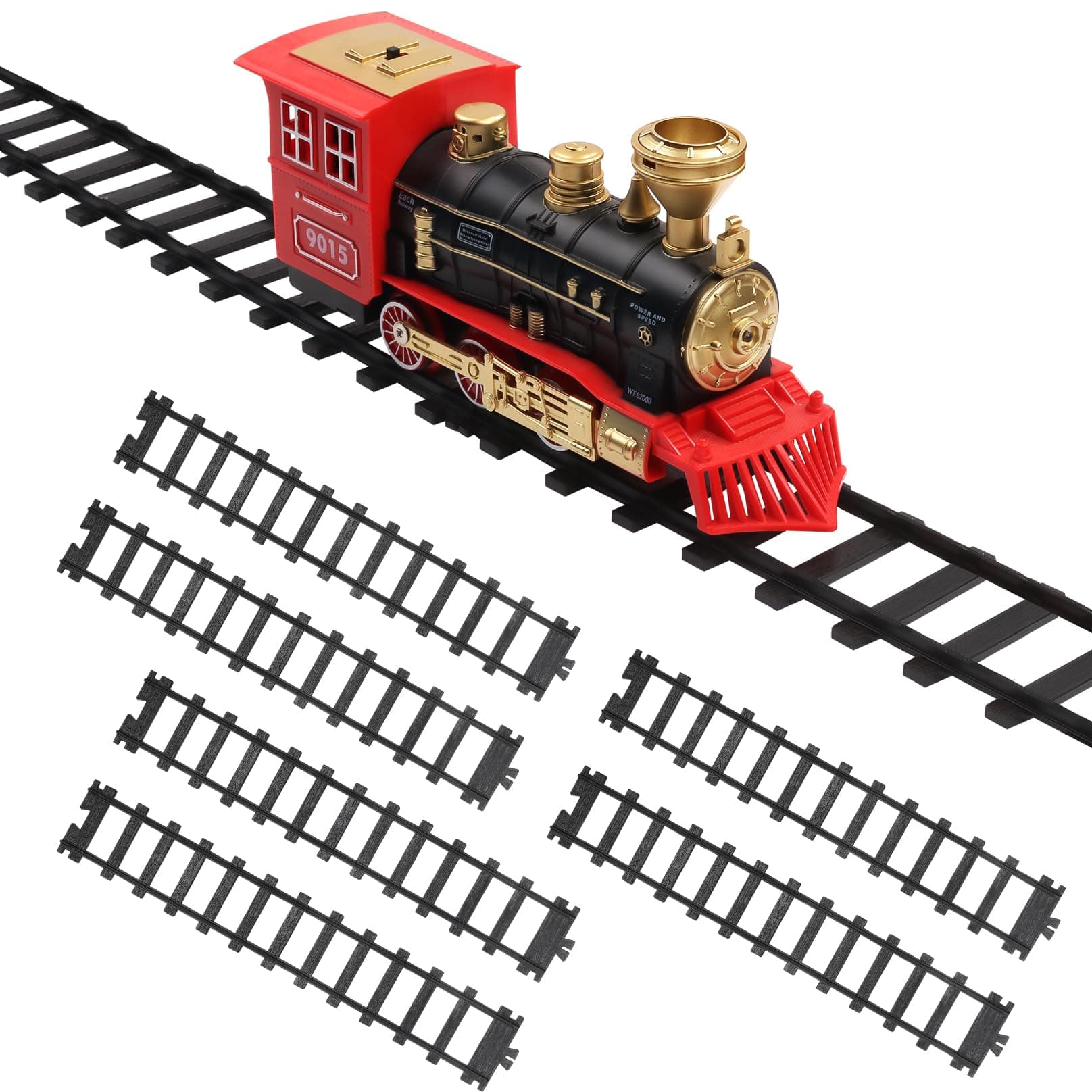 Train Tracks Accessories Width 6cm (2.36in) Railroad Building Toy Railway Rail for 9015 Trains Set
