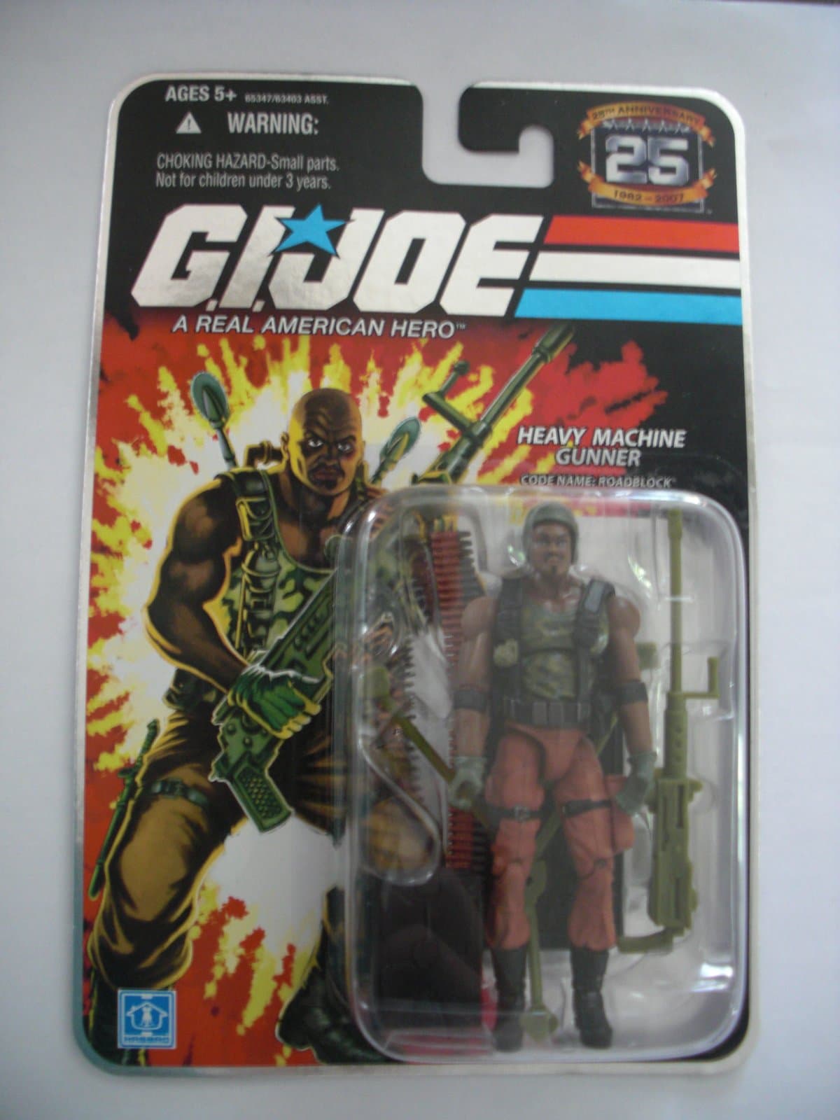 G. I. Joe GI Heavy Machine Gunner Roadblock - Comic Series