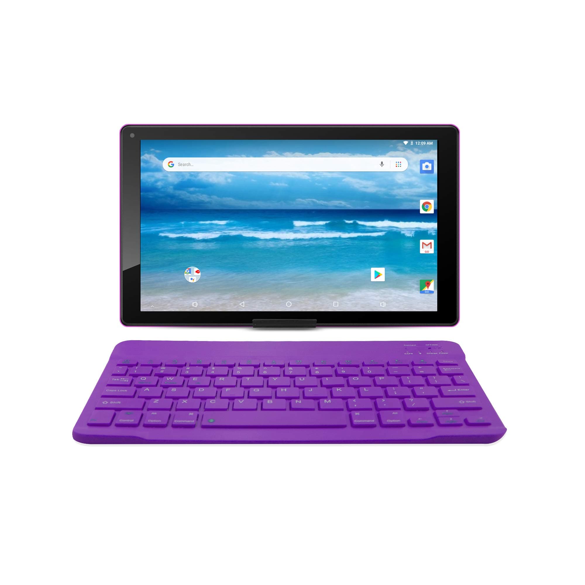 Azpen 10.1 inch Android 8.1 Oreo HD Tablet, Google Certified Tablet, Bonus- Bluetooth Keyboard, Case and Stand Included (Purple)