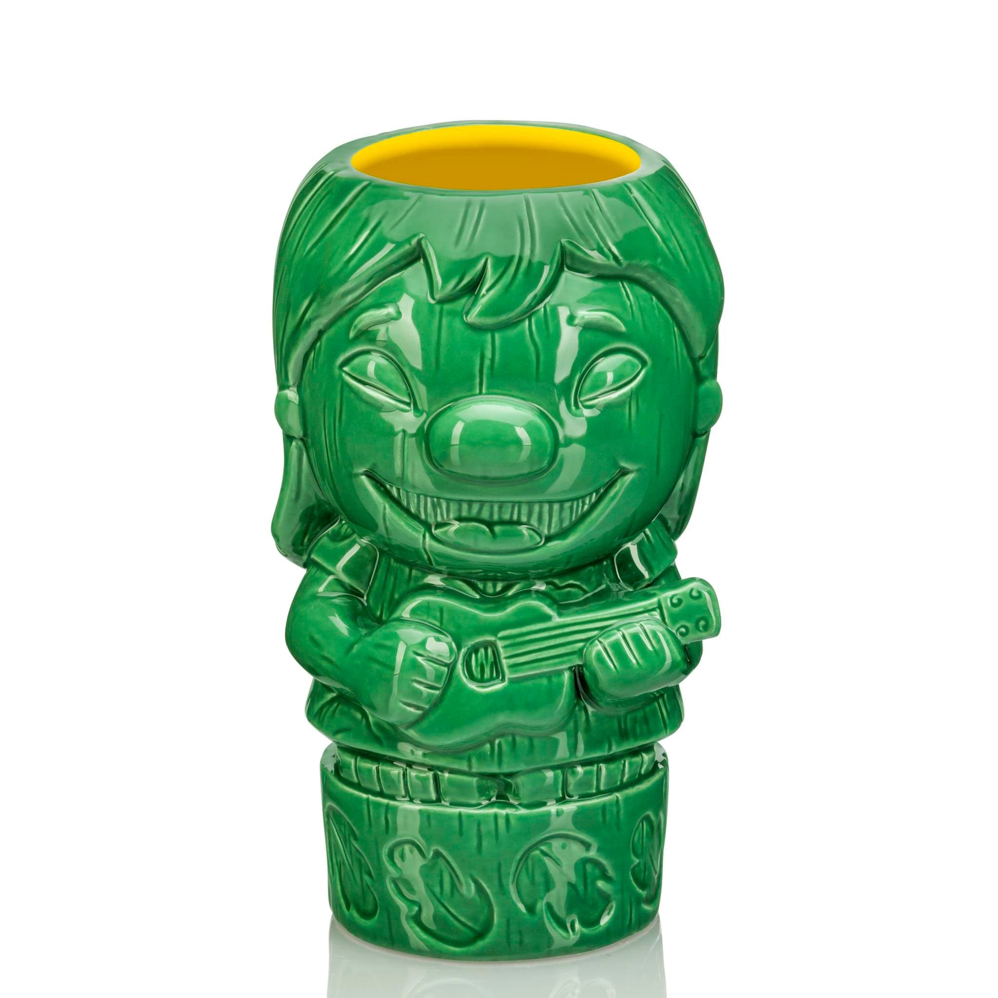Geeki Tikis Disney Lilo & Stitch Ukulele Lilo Ceramic Mug | Party Cocktail Tumbler For Liquor and Beverages | Holds 21 Ounces