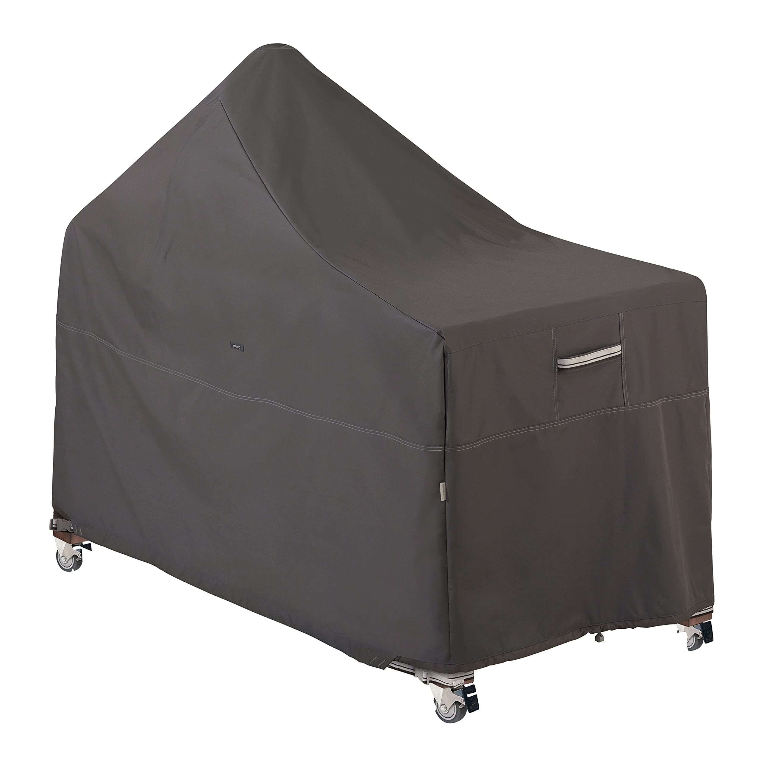 Classic Accessories Ravenna Kamado Ceramic Grill with Offset Table Cover