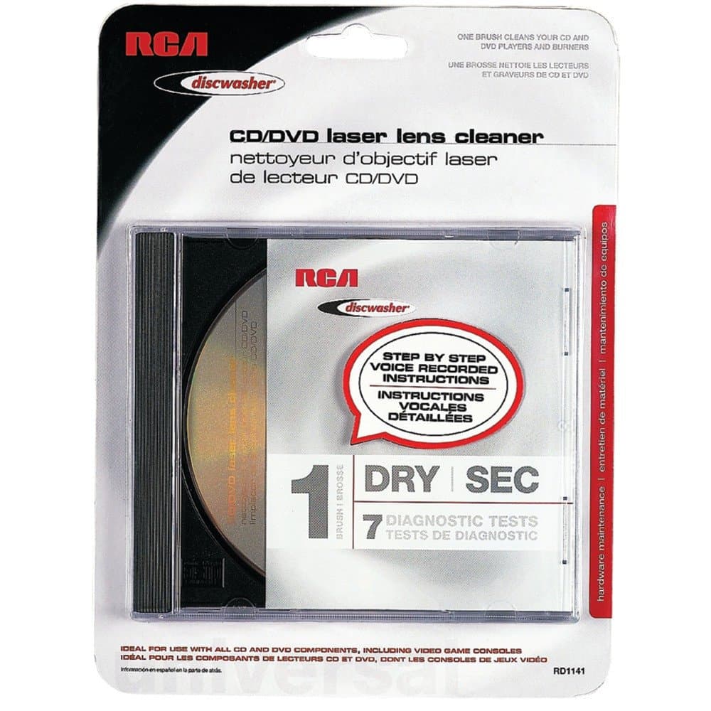 DISCWASHER RD-1141 Dry CD/DVD Laser Lens Cleaner