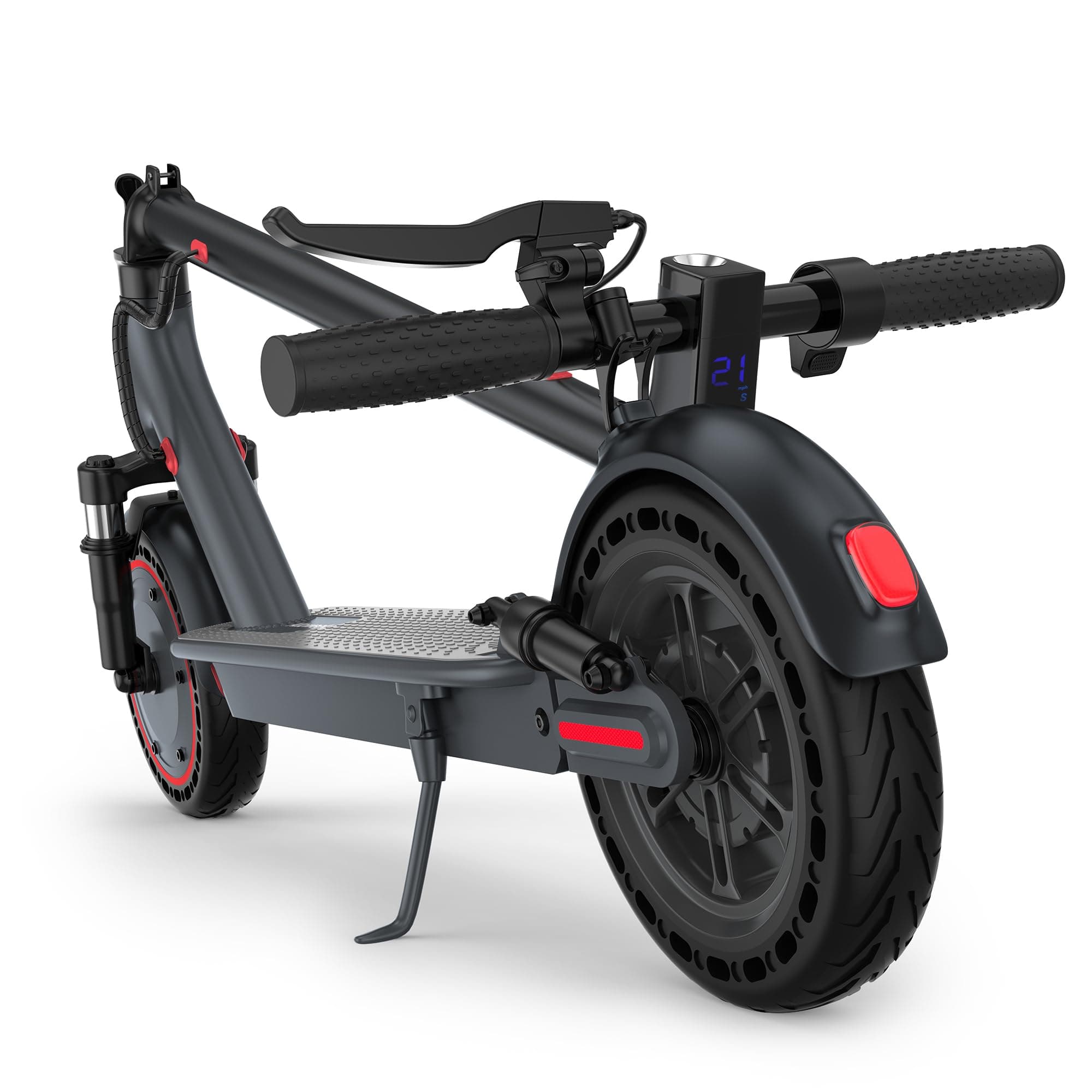 Electric Scooter, 19/22Mph, 8.5"/10" Tires, 350W/500W Motor, 21-52 Miles Range, 280-608Wh Battery, Scooter for Adults with Dual Suspension & Brakes