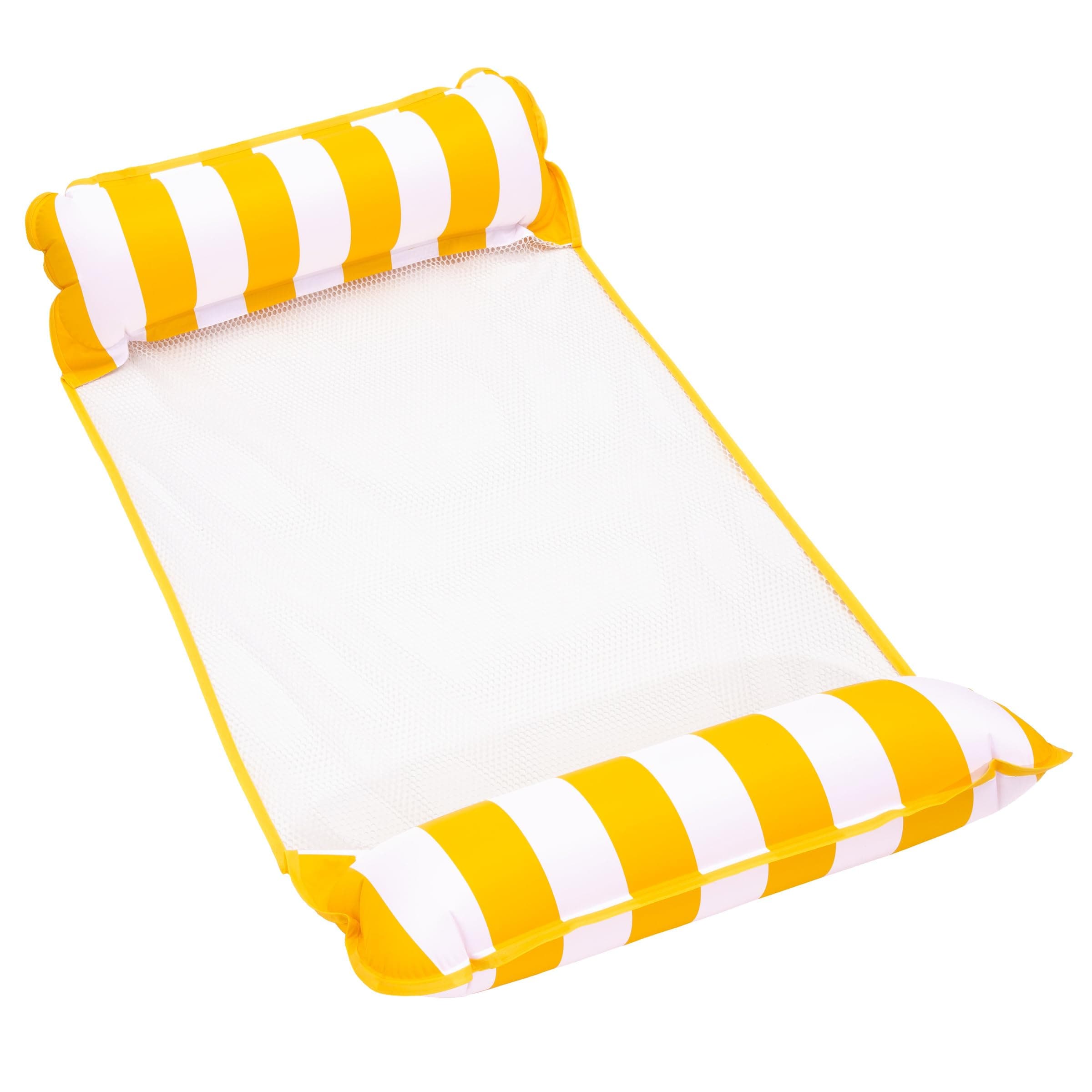 Aqua Comfort Pool Float Lounge – Inflatable Pool Floats for Adults with Headrest & Footrest – Multiple Colors