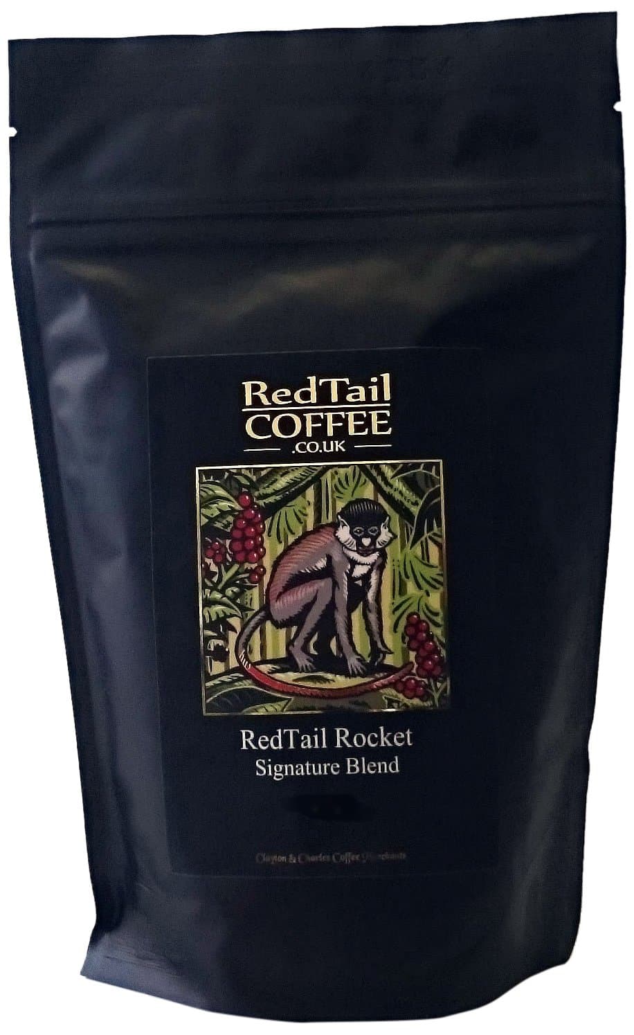 RedTail Coffee Rocket Super Crema Espresso Whole Bean Coffee, 250 g