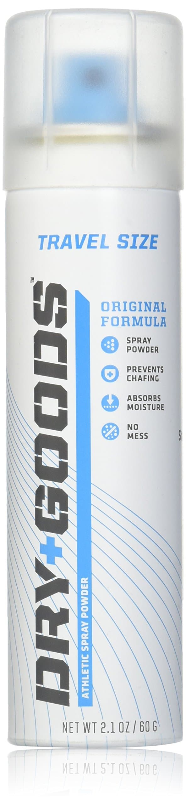 Dry Goods Athletic Spray Powder, Travel Size - Original, 2.1 oz