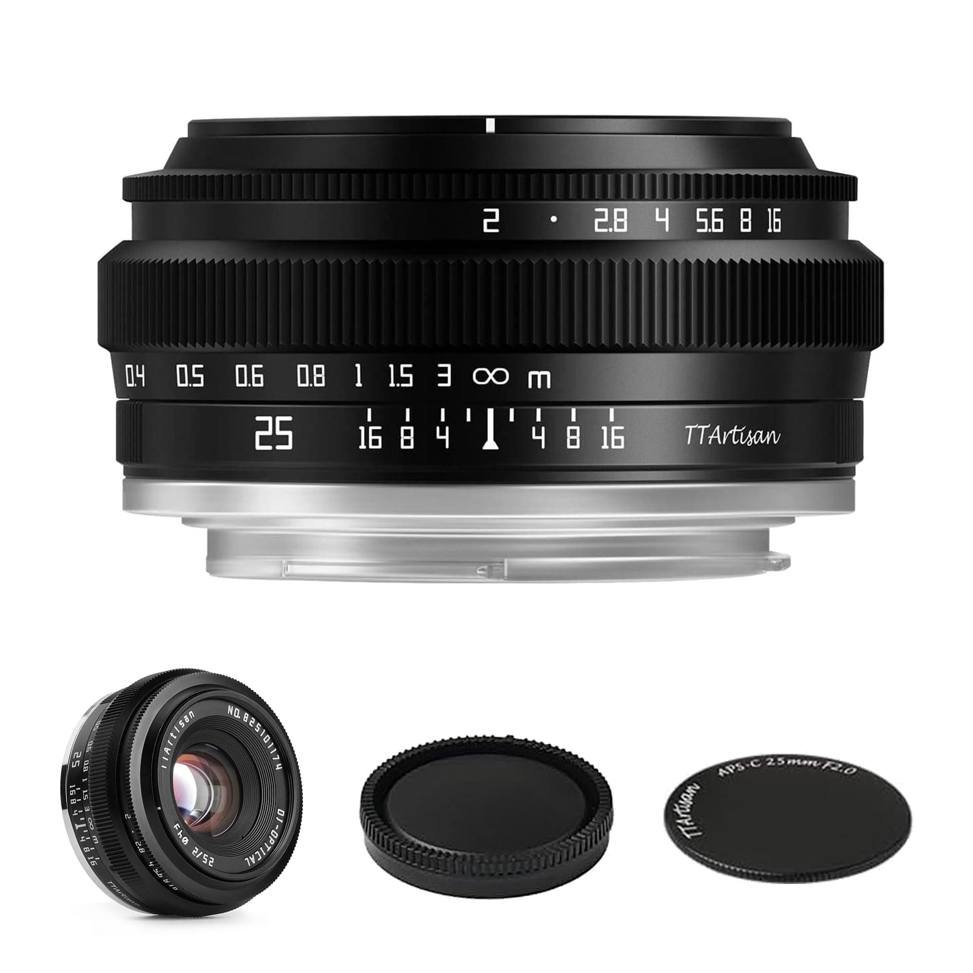 25mm F2 Wide-Angle APS-C Camera Lens Large Aperture Manual Fixed Camera Lens Compatible with Fuji X-Mount Cameras X-A2 X-A2 X-A3 X-A5 X-A7 X-H1 XT1 X-T2 X-T3 X-T20 X-T30 X-T100 X-T200 X-PRO1