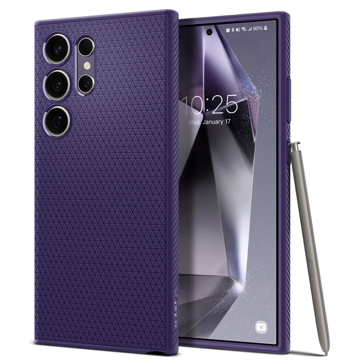 Liquid Air for Samsung Galaxy S24 ULTRA case cover (2024) - Deep Purple