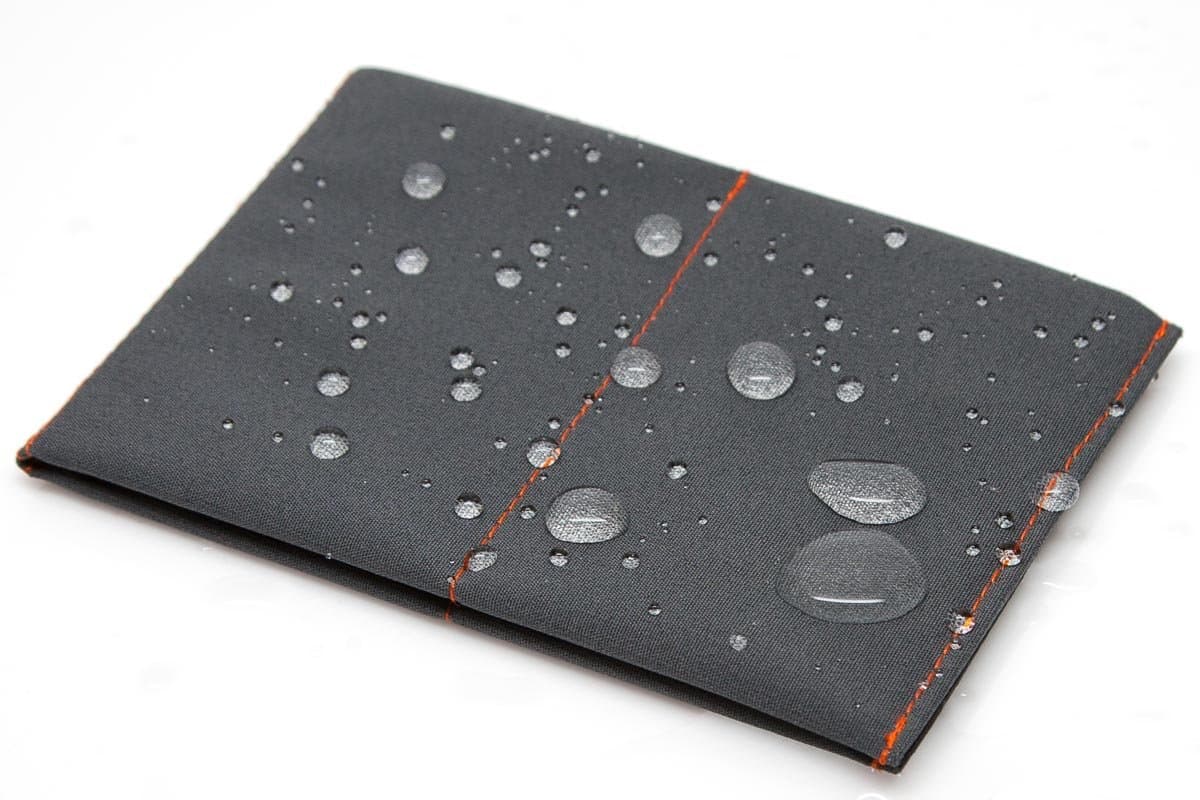 SlimFold Minimalist Wallet RFID Option Slim Durable Waterproof Made in USA Original Size