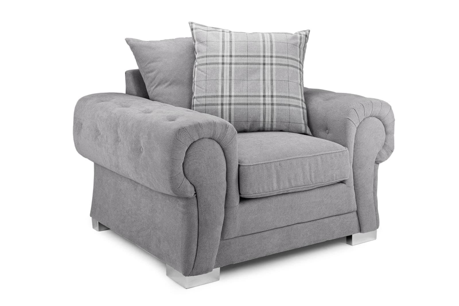 Honeypot - Sofa - Verona - 2C2 Corner Sofabed - 2C1 Corner Sofabed - 3 Seater Sofabed - Grey (Armchair)
