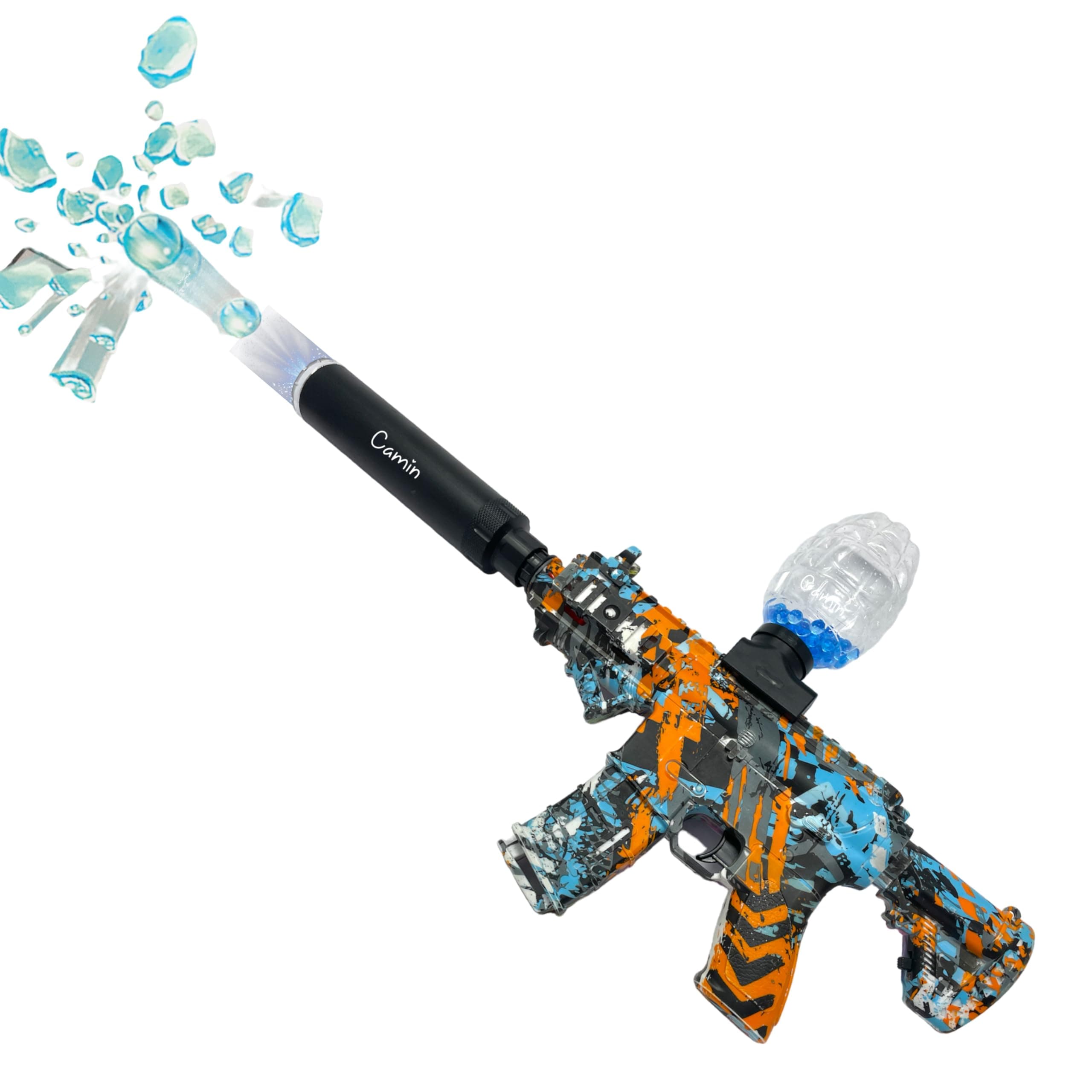 - Gel Blaster Gun | Automatic Ball Shooter | Safe & Non-Toxic | Fun Outdoor Toy for Adults | Electric Operated | Ideal Birthday & Return Gift (M416 with Scope, 10K Gel Balls)