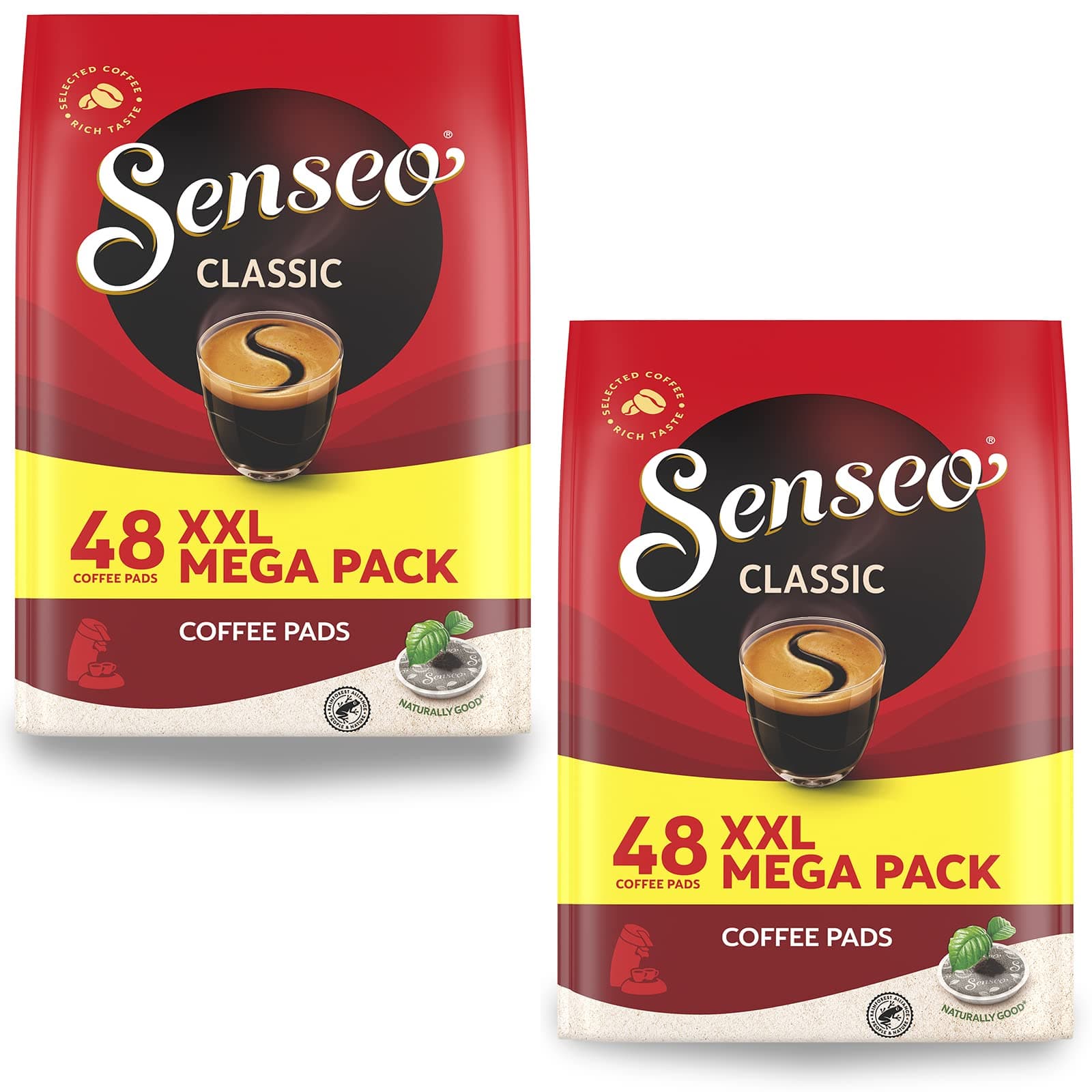 Senseo Regular/Classic Roast, , Pack of 2, 2 X 48 Coffee Pods
