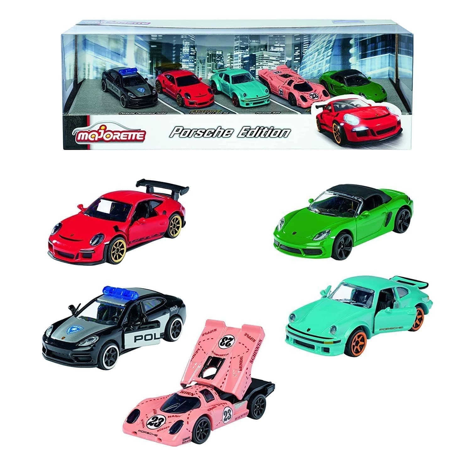 PORSCHE DIE-CAST COLLECTOR 5 CAR PACK