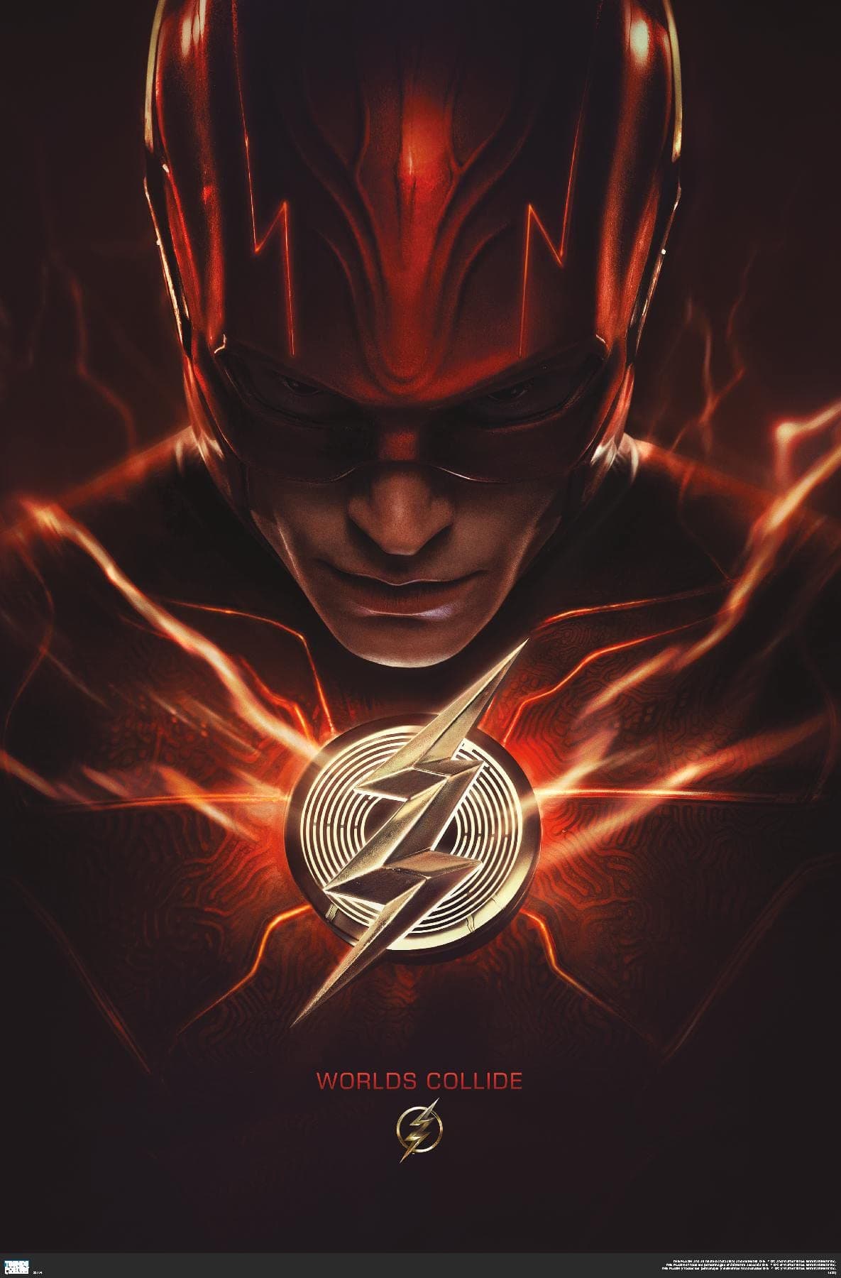 DC Comics Movie The Flash - The Flash One Sheet Wall Poster, 34L" x 22.4W", Unframed Version