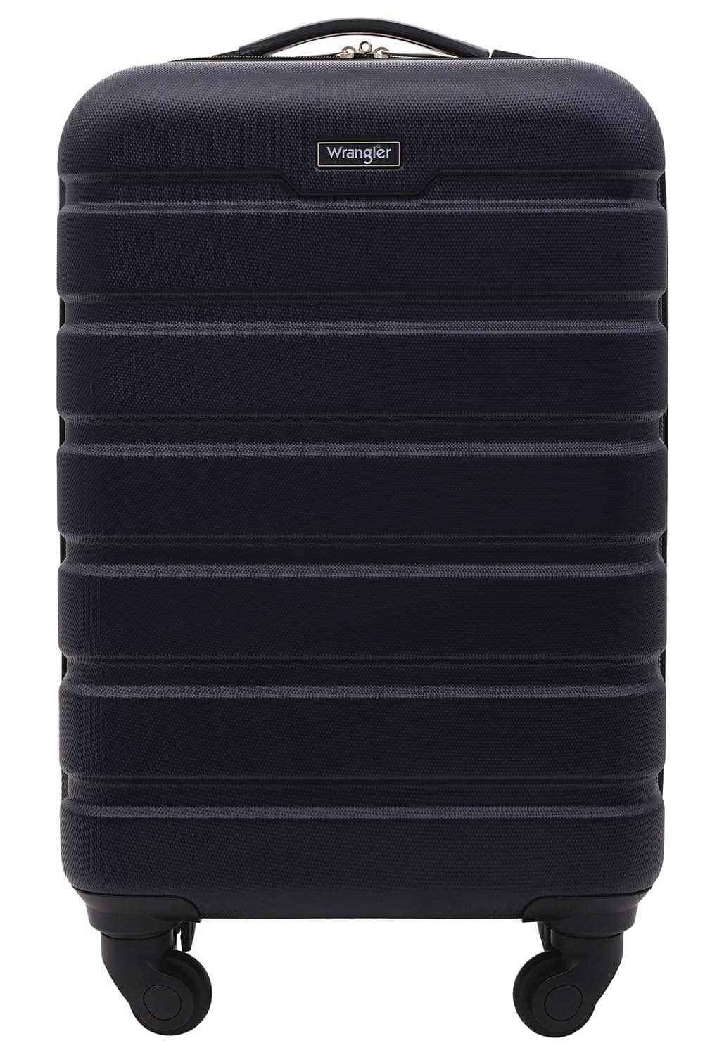 Wrangler 21.5" Spinner Carry-On Luggage, Navy Blue