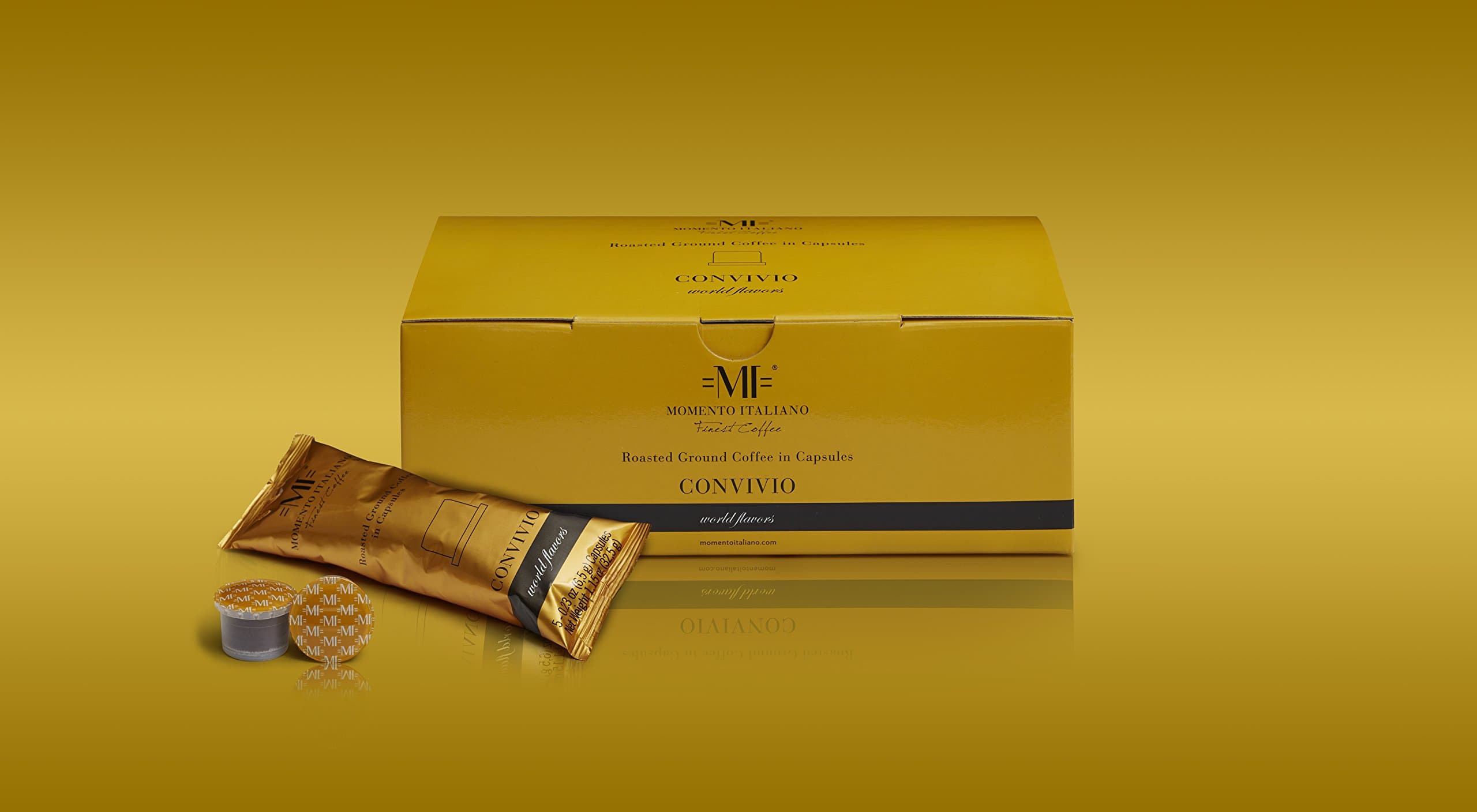 Momento Italiano, Convivio - Espresso - 50 Coffee Capsules Box