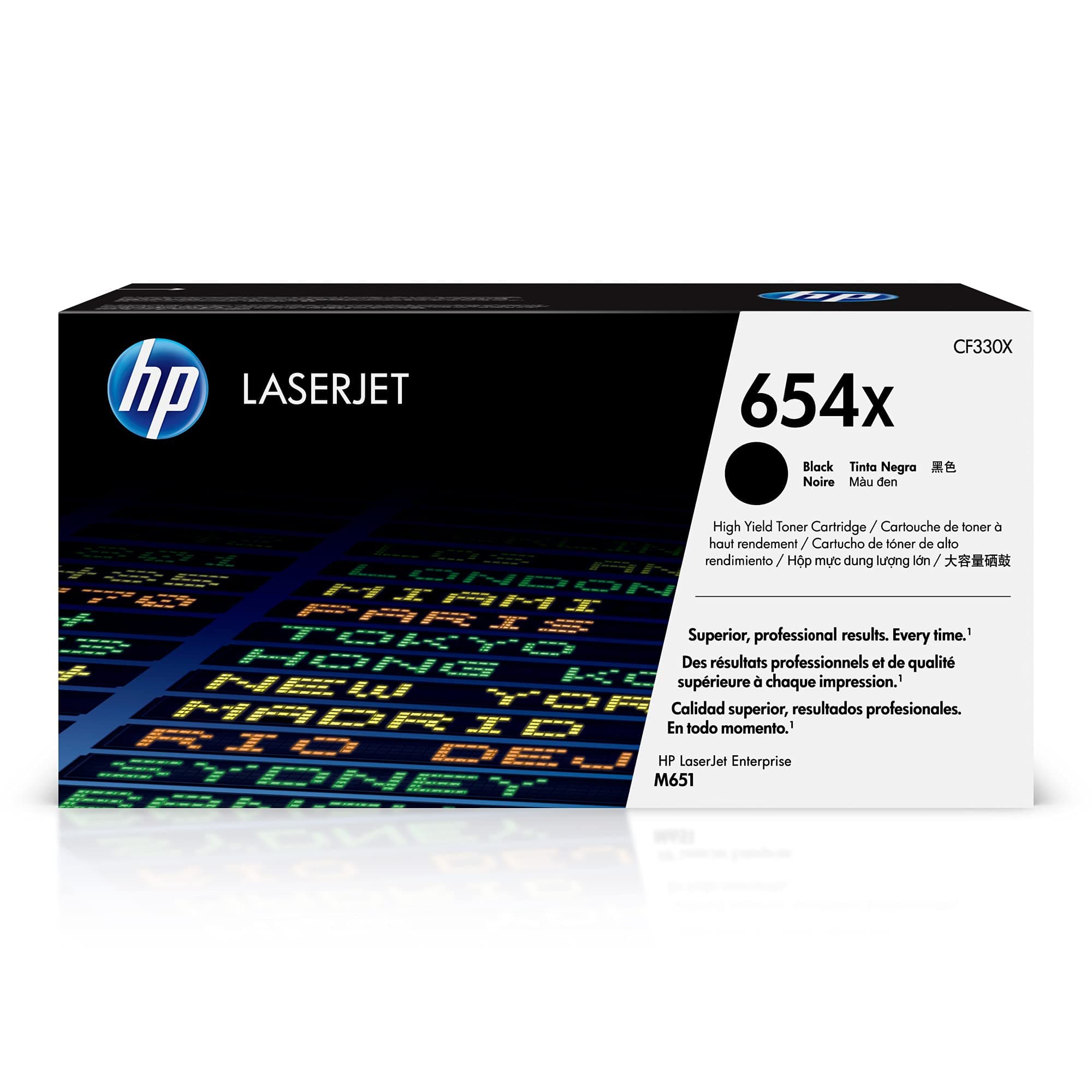 HP 654x HP (Hewlett Packard) 654X High Yield Black Original LaserJet Toner Cartridge