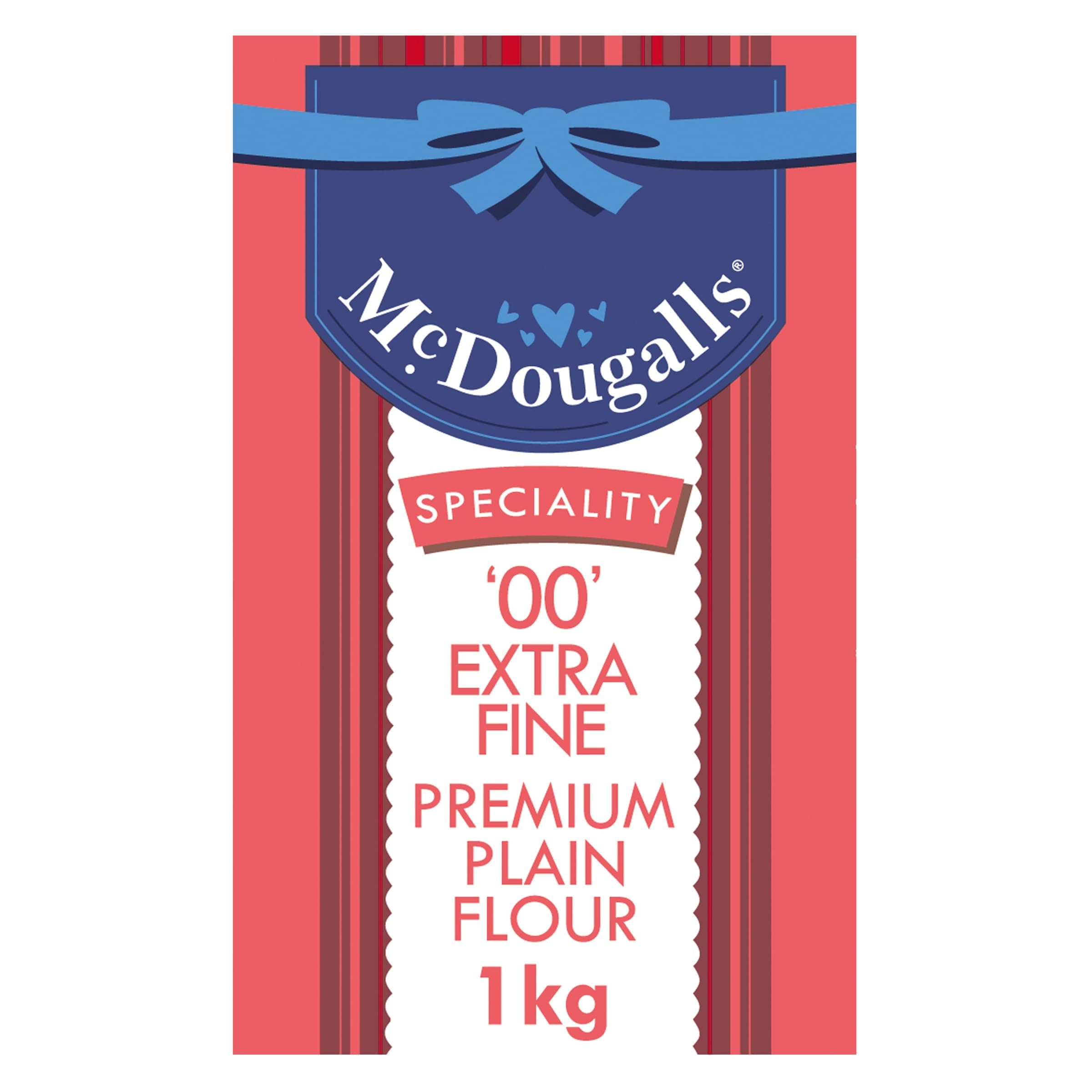 McDougalls, '00' Grade Premium Plain Flour, 1 Kg