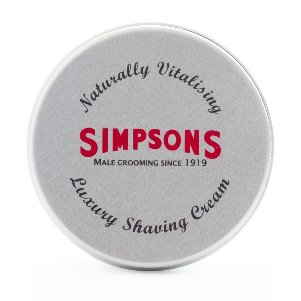 Simpsons Shaving Cream, Citrus Burst, 125 ml Tin