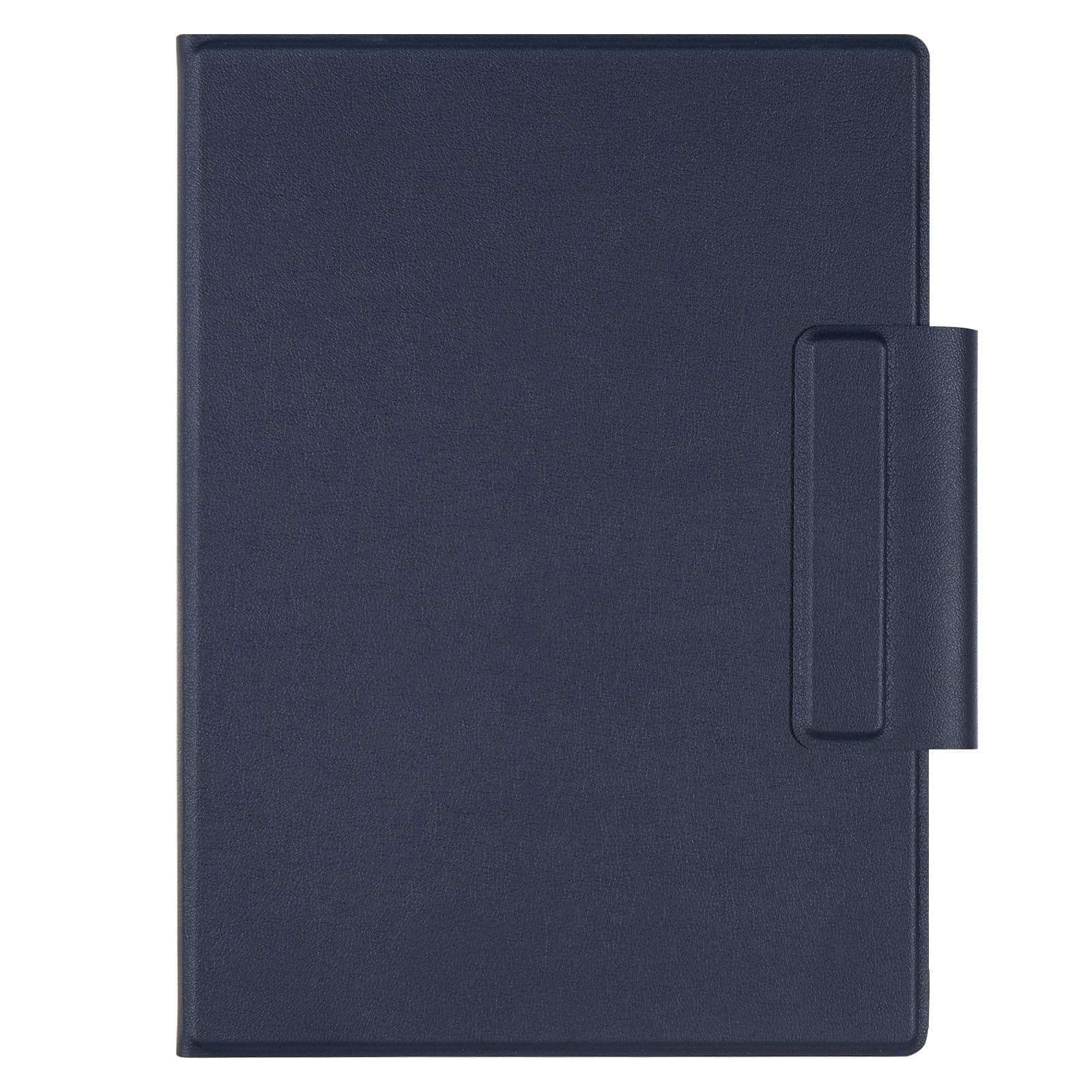 BOZHUORUI Case for 7.8" Boox Tab Mini C | with Sleep/Wake | Magnetic Adsorption | Pen Clasp Design | Book Folio Style | Thin & Light | Vegan PU Leather Smart Cover (Dark Blue)