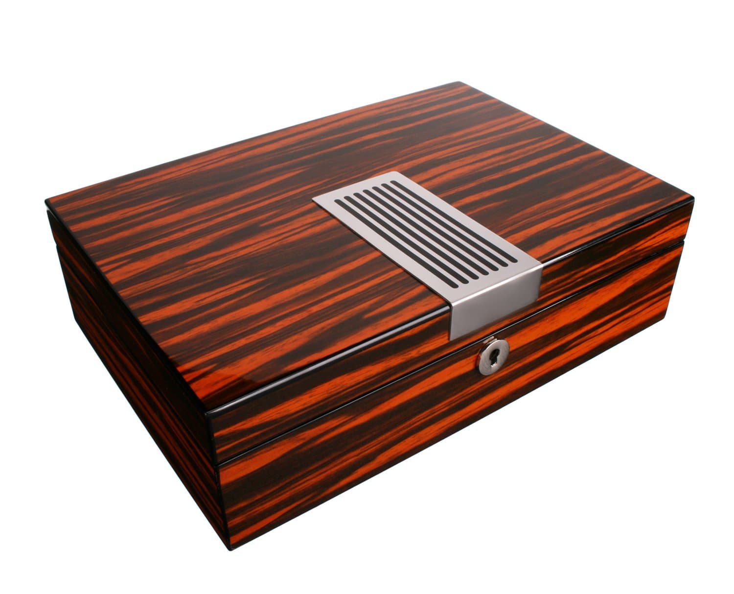 AXIS® Ebony Wide Glossy Wood 8 Watch Box