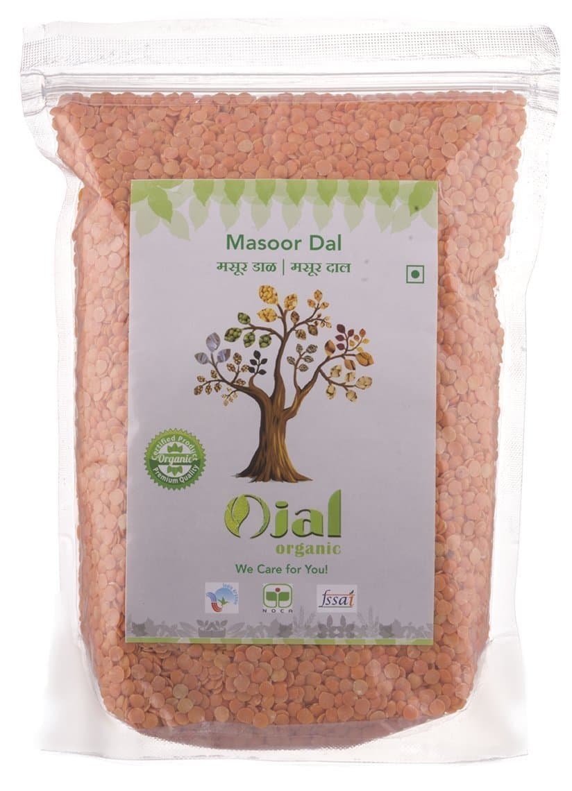 Ojal Organic Masoor Dal 1Kg