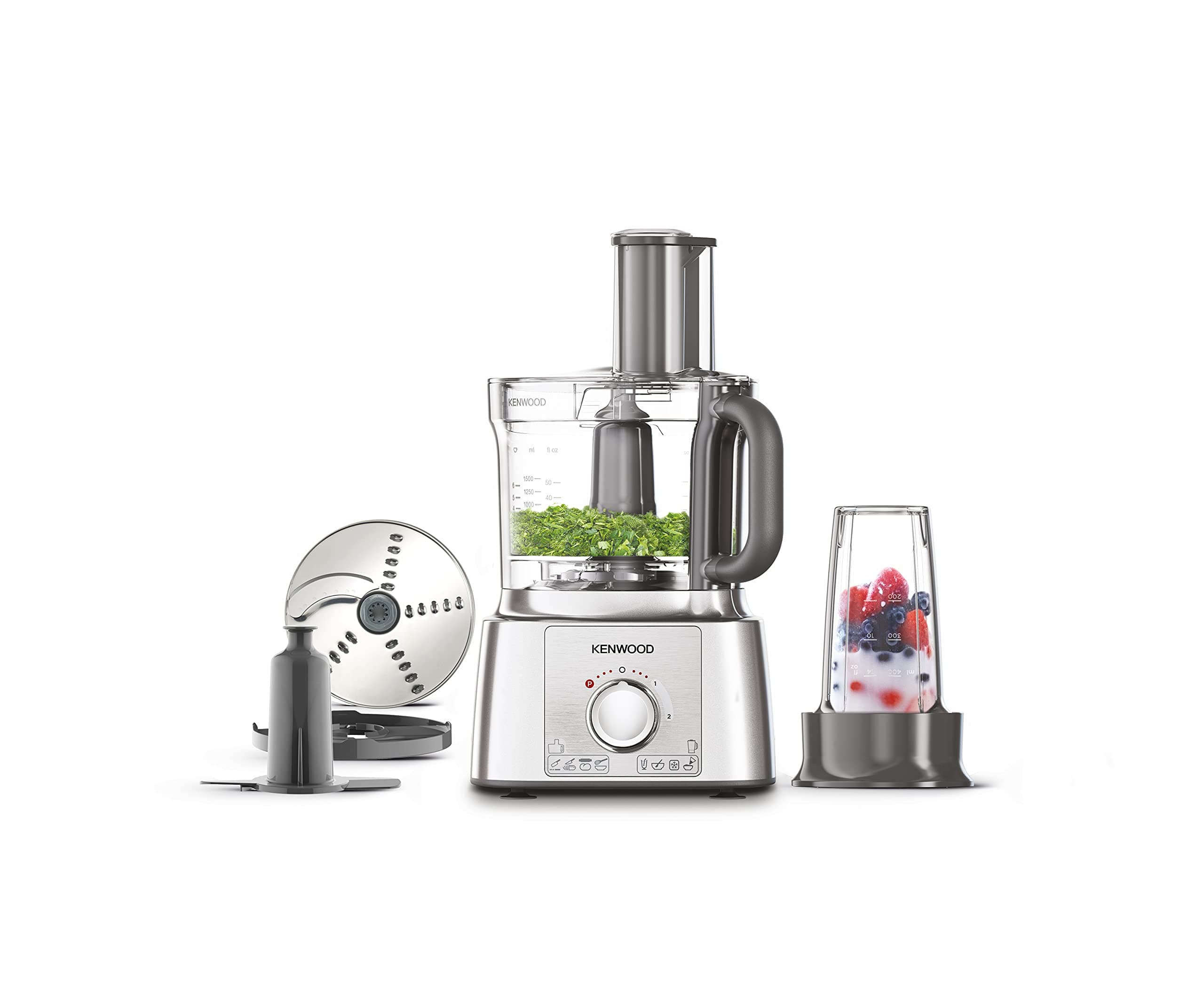 Kenwood FDP65.180SI, 2-in-1 Food Processor, Multipro Express