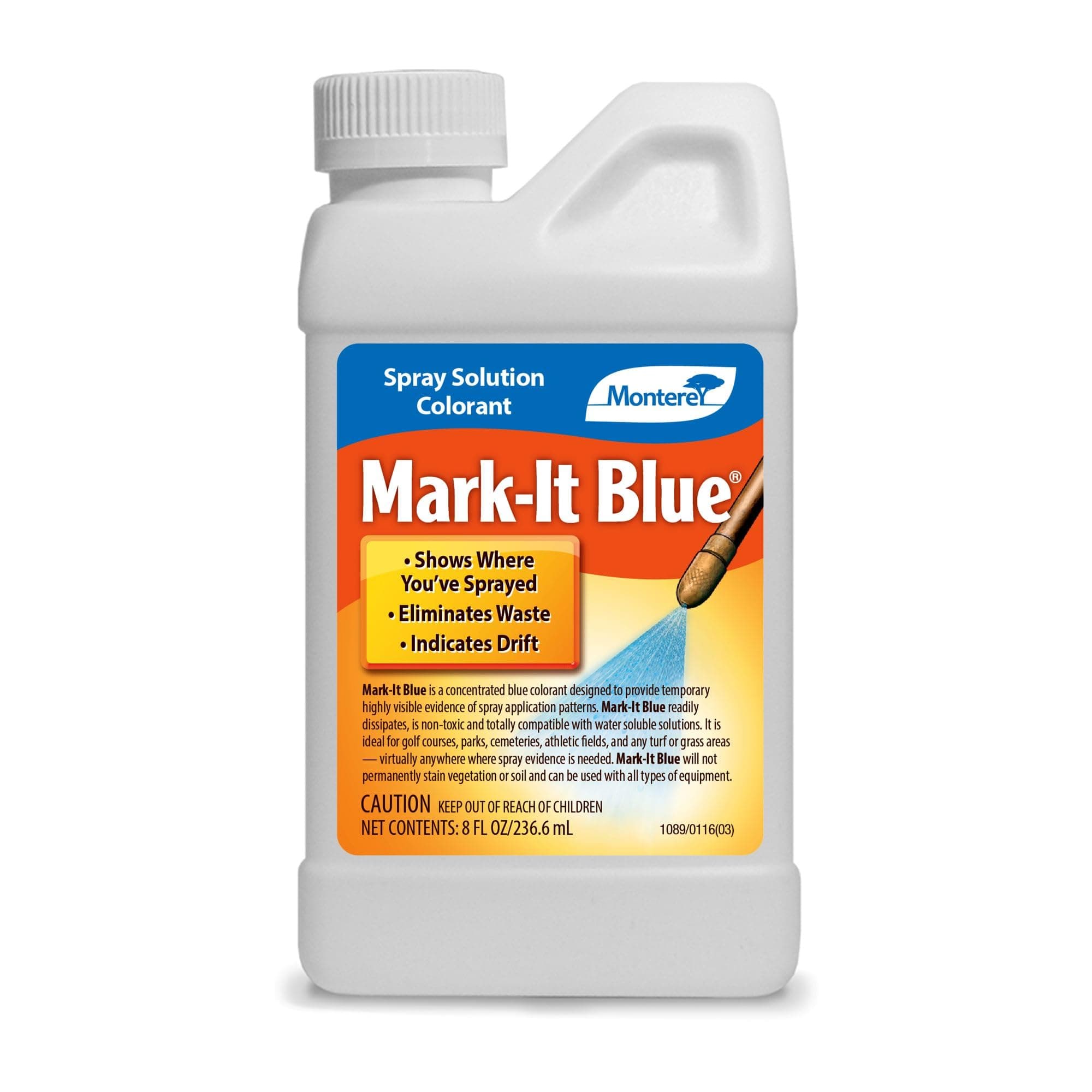 MontereyMark-It Blue Spray Solution - Colorant Marker Dye - 8 Ounces