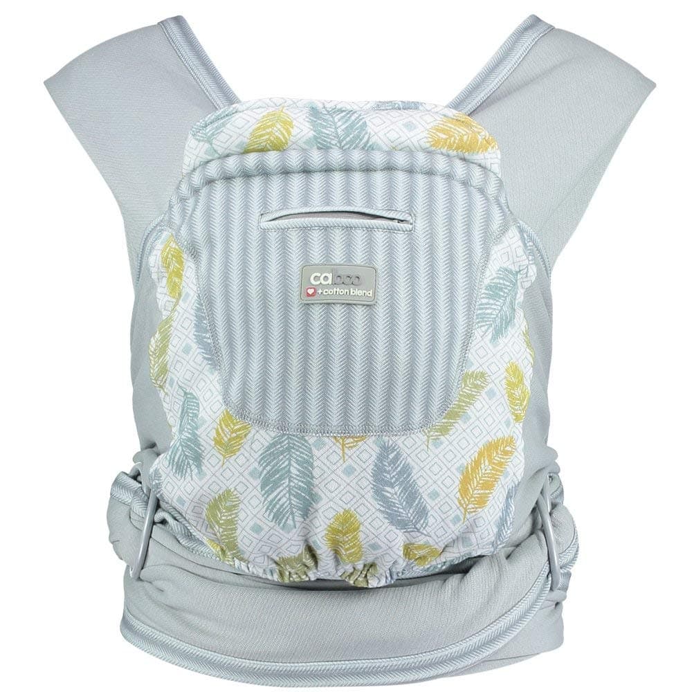 Close Caboo Multi-Award Winning Cotton Blend Carrier Sleepy Wrap Baby Carrier Fearne Colour Multiple Hands Free Front Positions from Newborns to 32lbs Multi Positional Baby Carrier